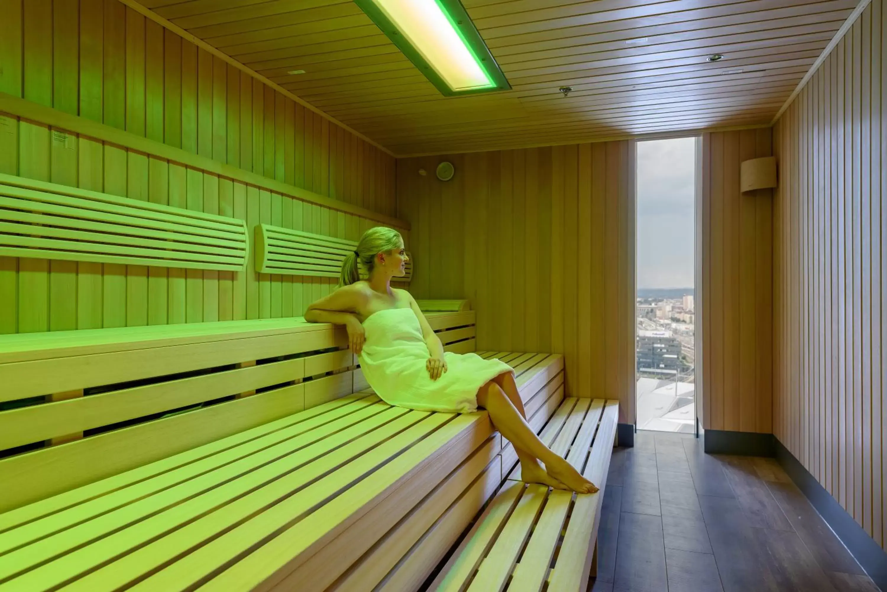 Sauna in Novotel Wien Hauptbahnhof