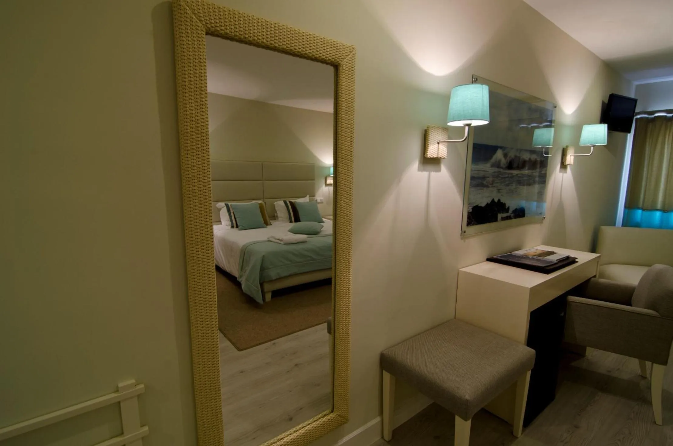 Decorative detail, Bed in Estalagem Muchaxo Hotel