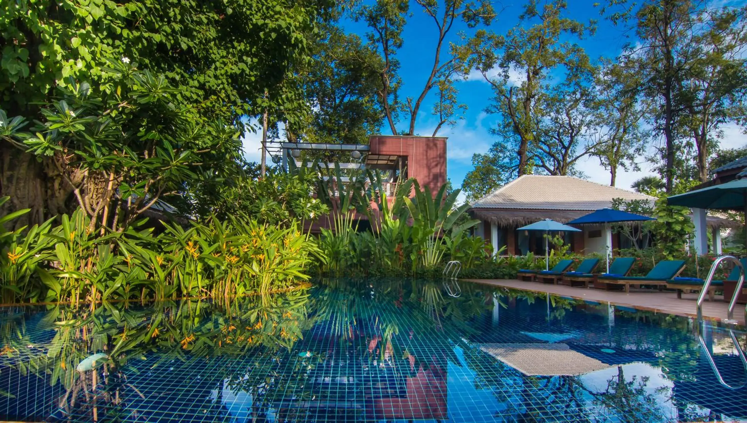 Pool view, Swimming Pool in La Rivière d' Angkor Resort