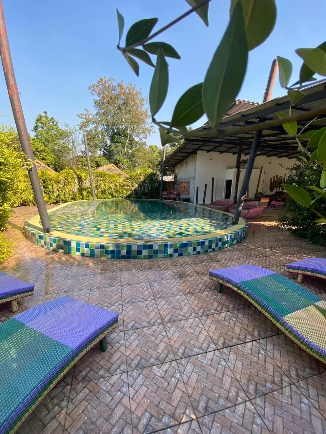 Swimming pool in Kirina Wellness in the Valley