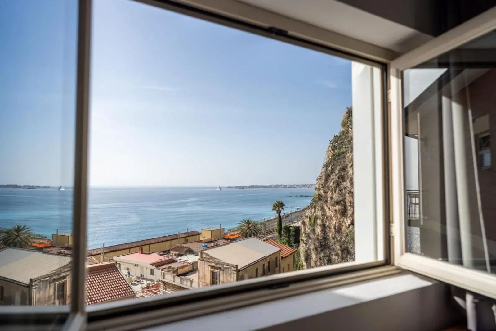 Landmark view, Sea View in Hotel Corallo