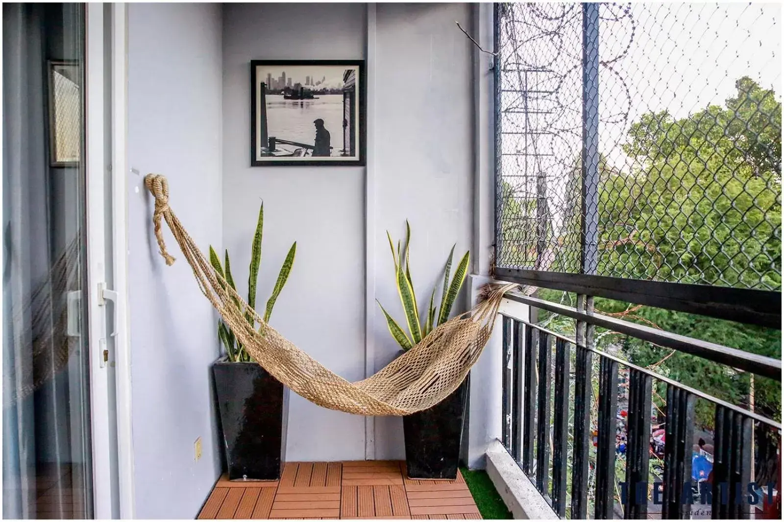 Balcony/Terrace in The Artist Residence