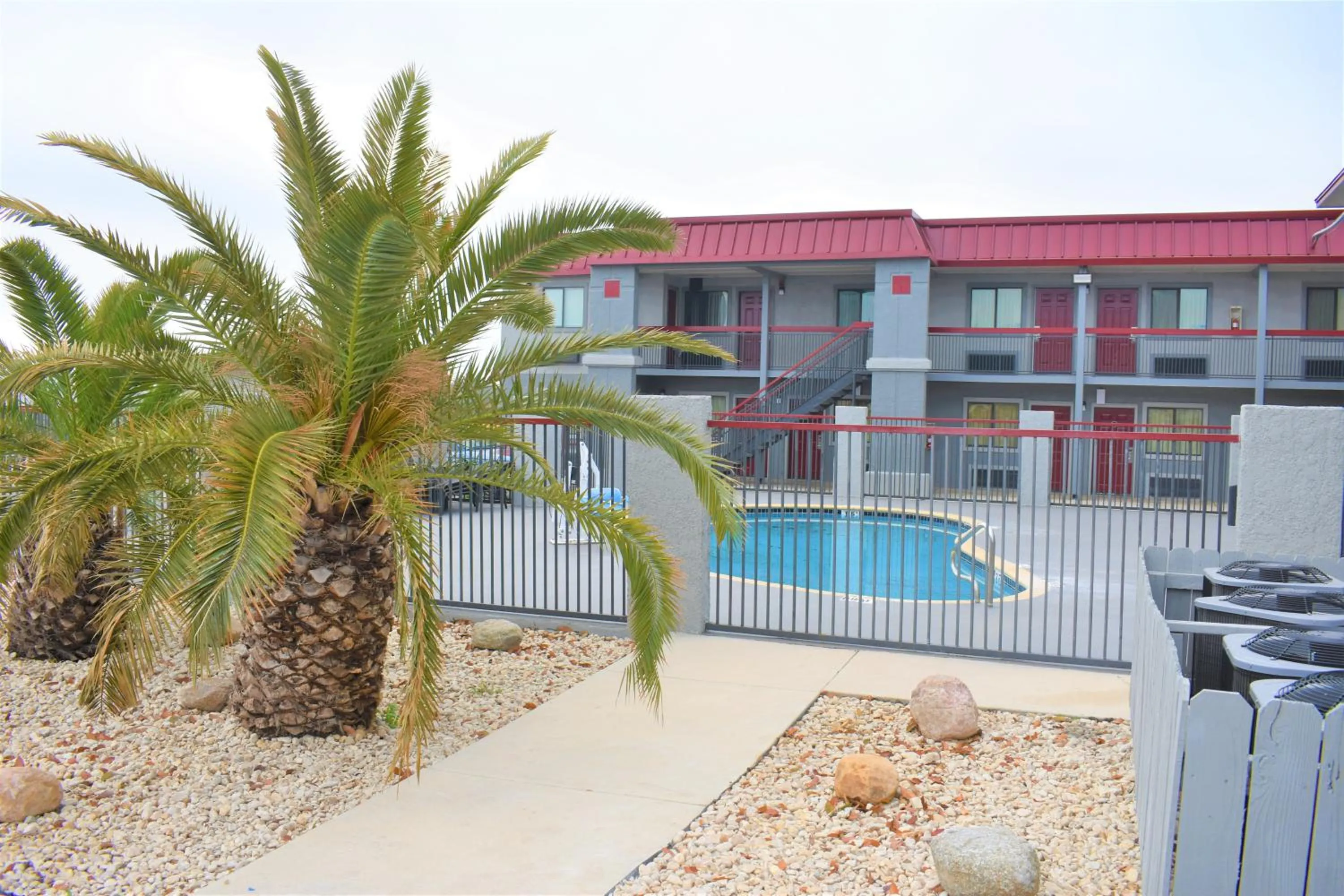 Pool view in Super 8 by Wyndham New Braunfels I-35