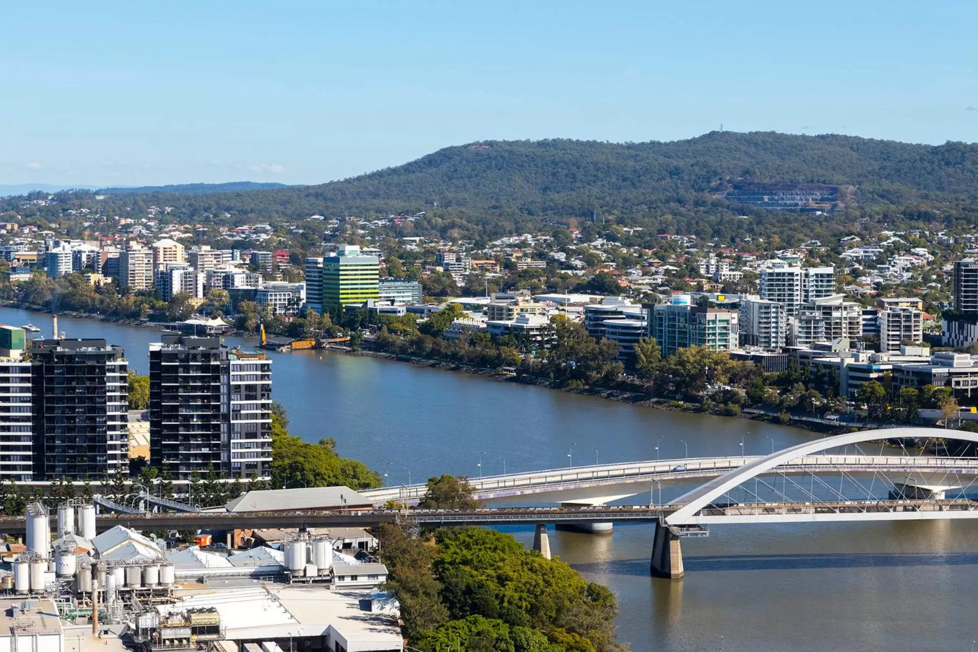 River view in Evolution Apartments