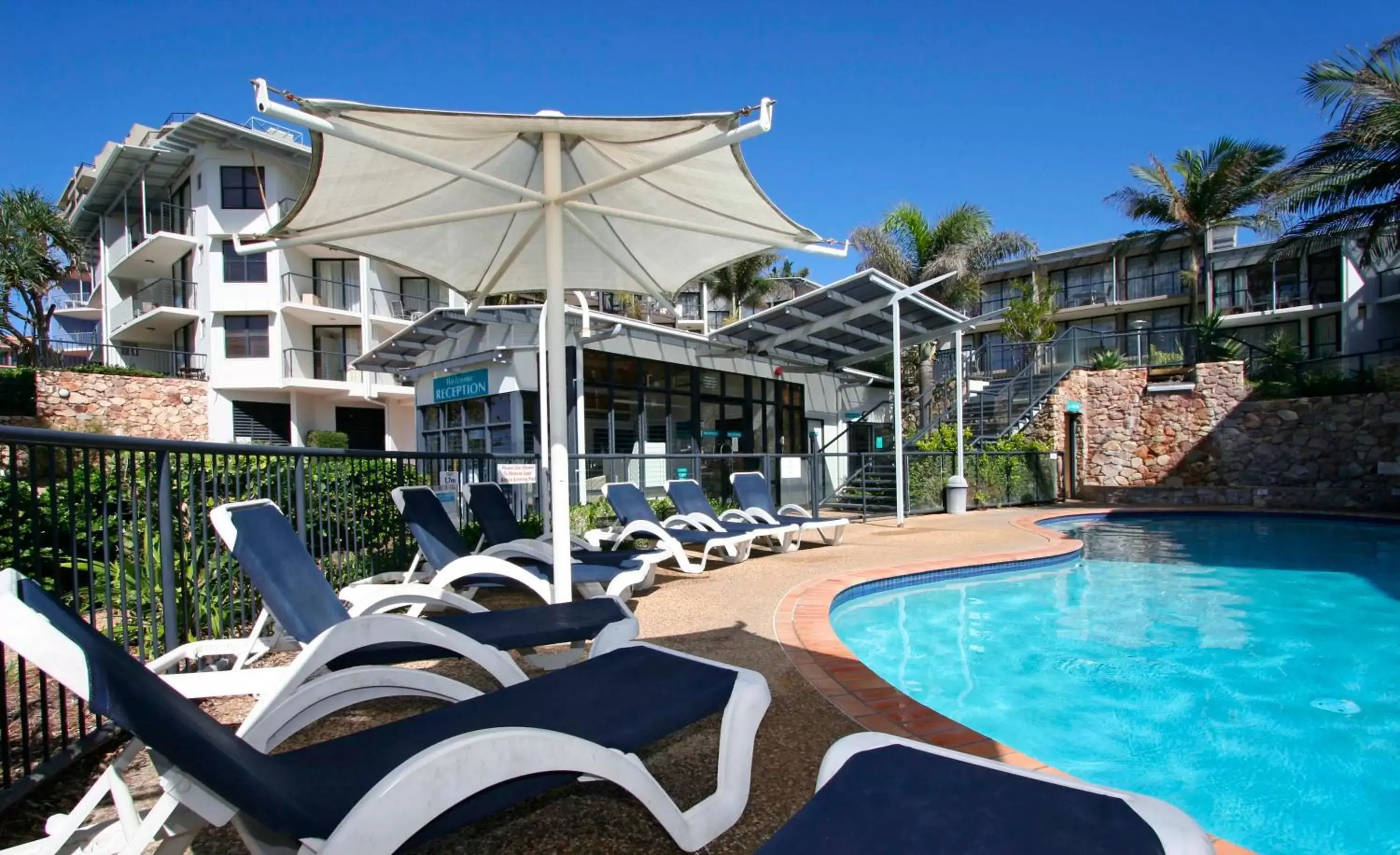 Day, Swimming Pool in The Beach Retreat Coolum