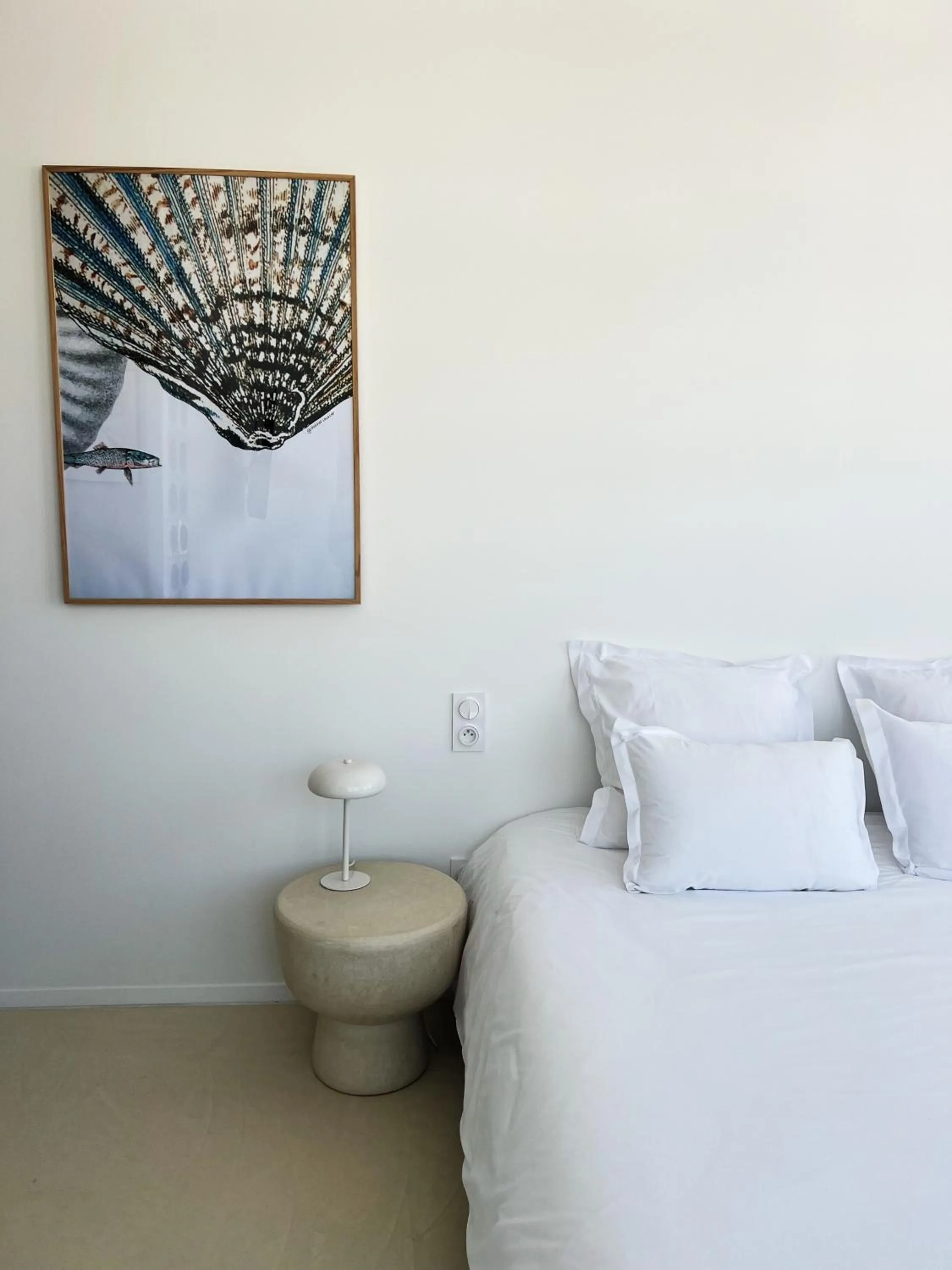 Bed in Hotel La Potiniere