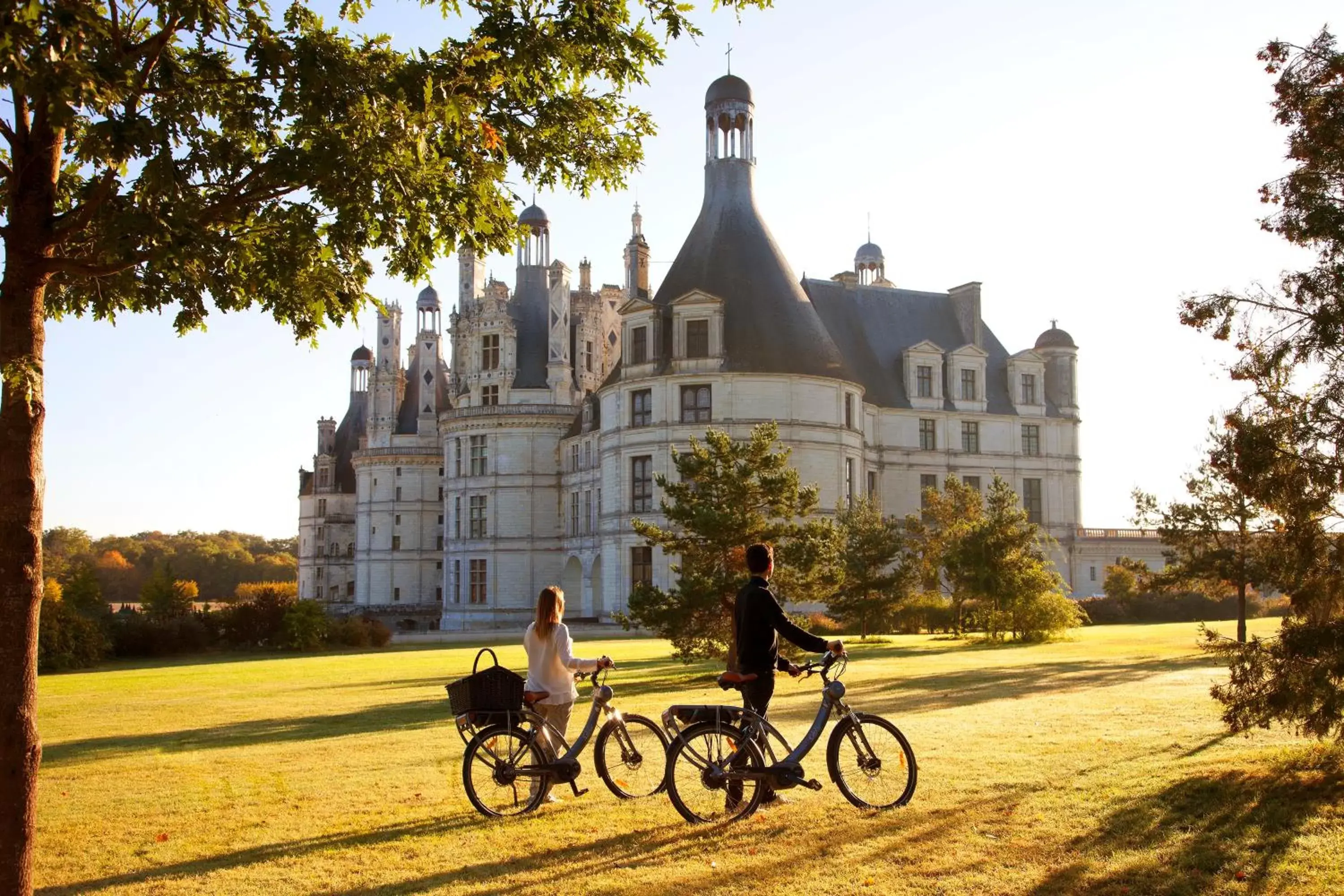 Biking in Relais de Chambord - Small Luxury Hotels of the World