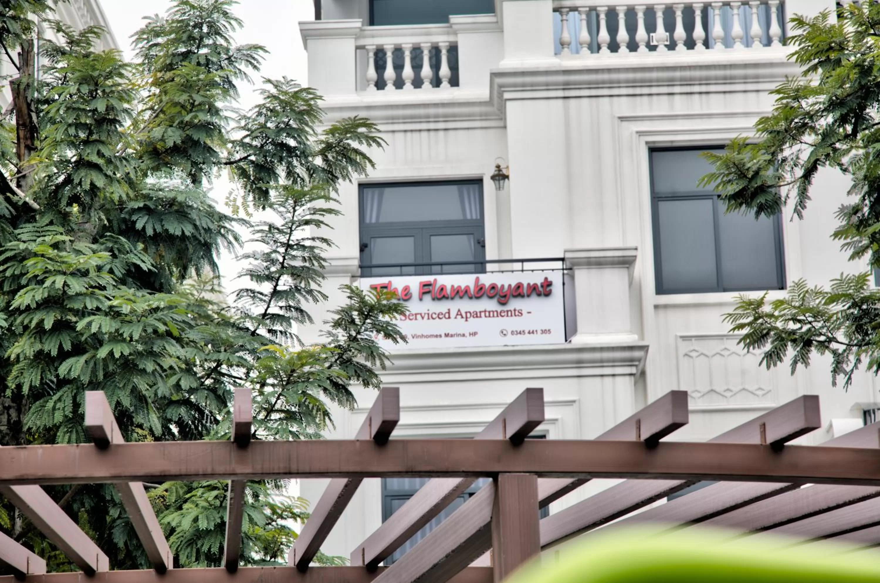 Property logo or sign in The Flamboyant #StayWork Vinhomes Marina