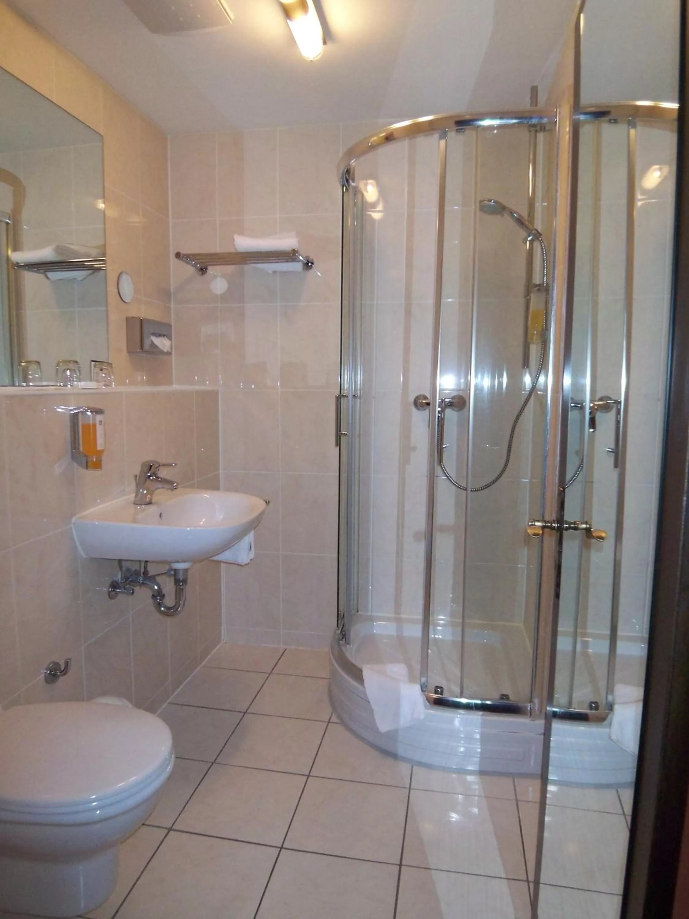 Shower in Parkhotel Krone