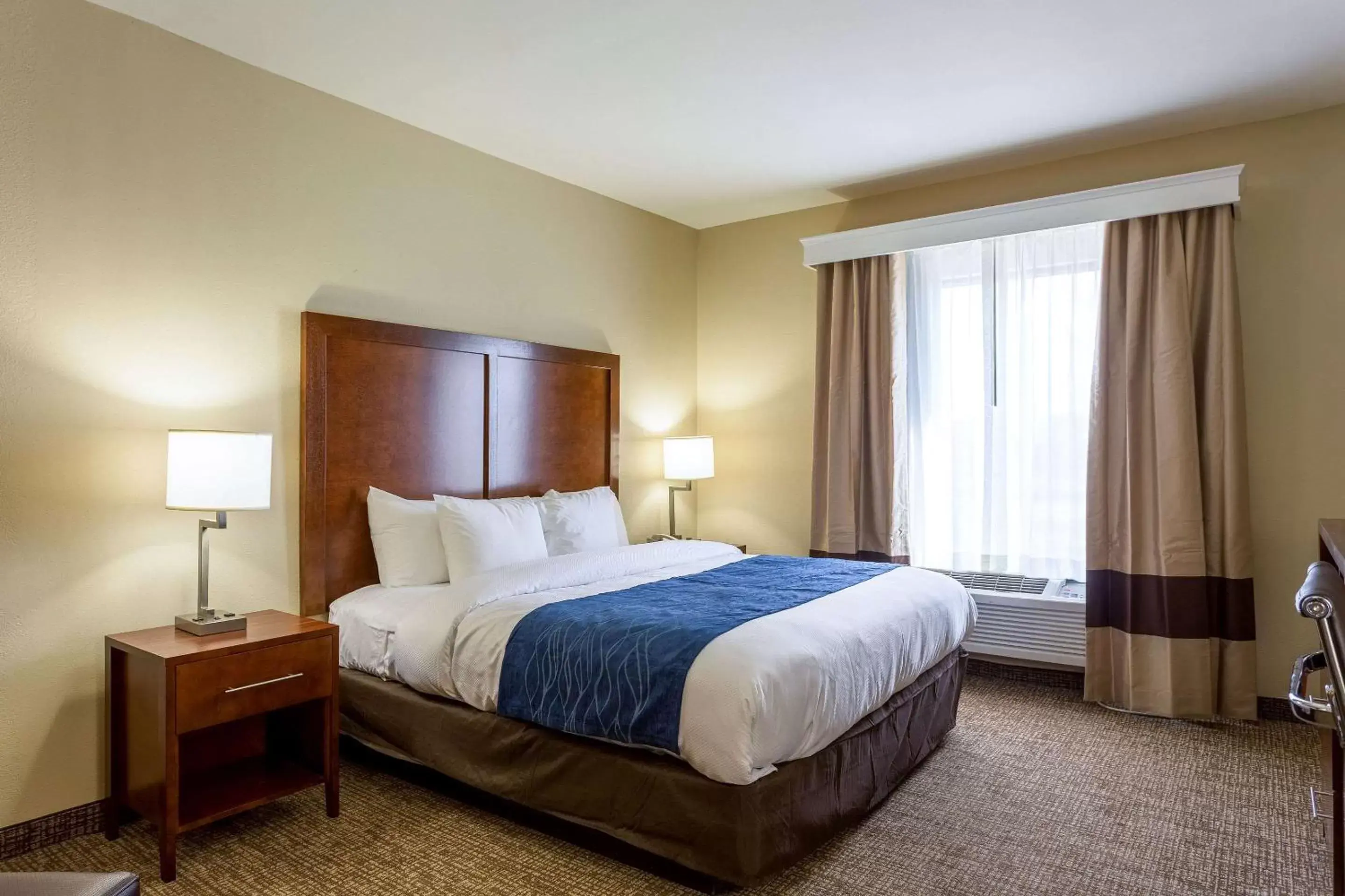 Photo of the whole room, Bed in Comfort Inn & Suites Baton Rouge Airport