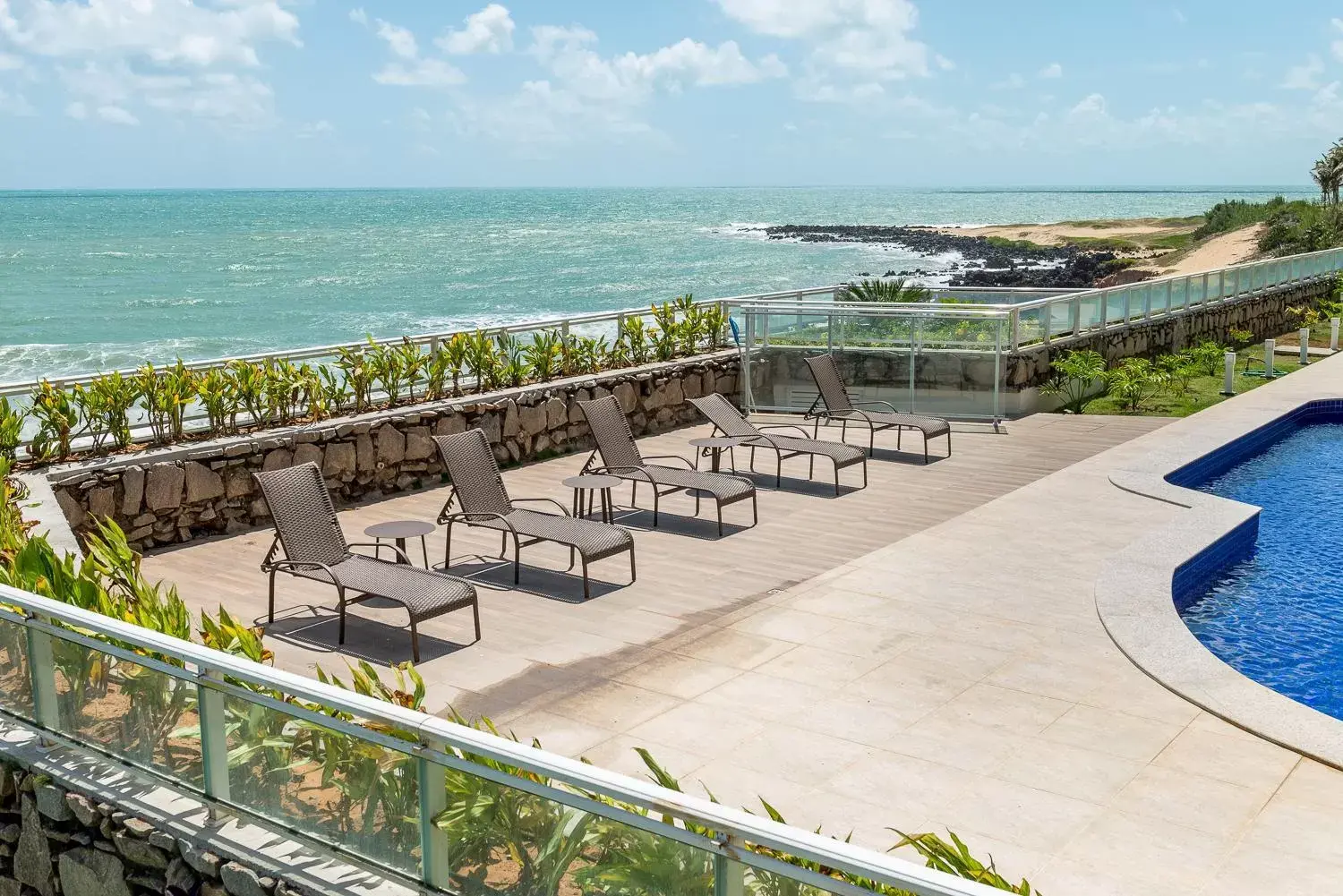 Pool view in Hotel Senac Barreira Roxa Pool view in Hotel Senac Barreira Roxa