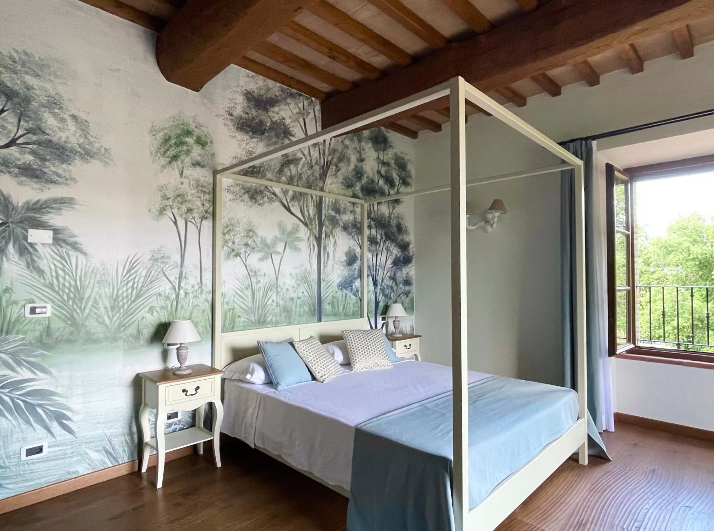 Bed in Villa Preselle Country Resort