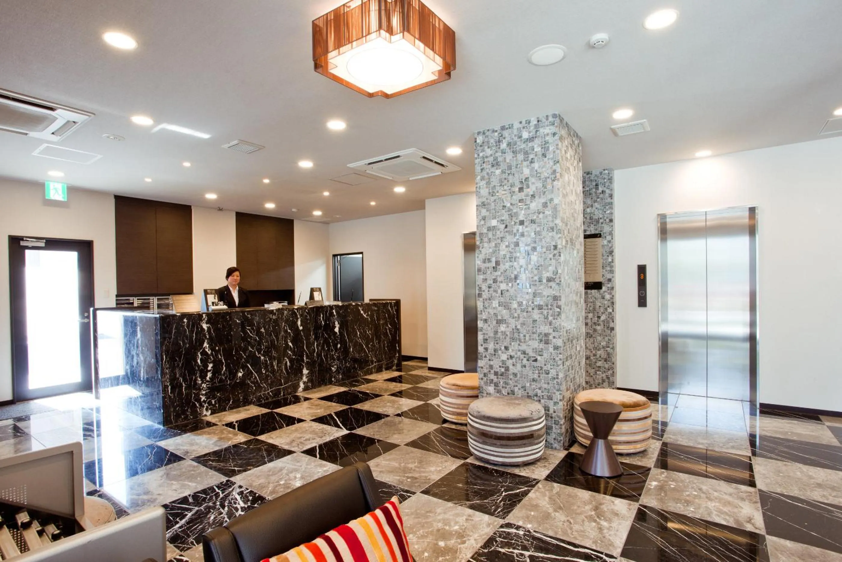 Lobby or reception in Kuretake Inn Premium Shizuoka Ekimae