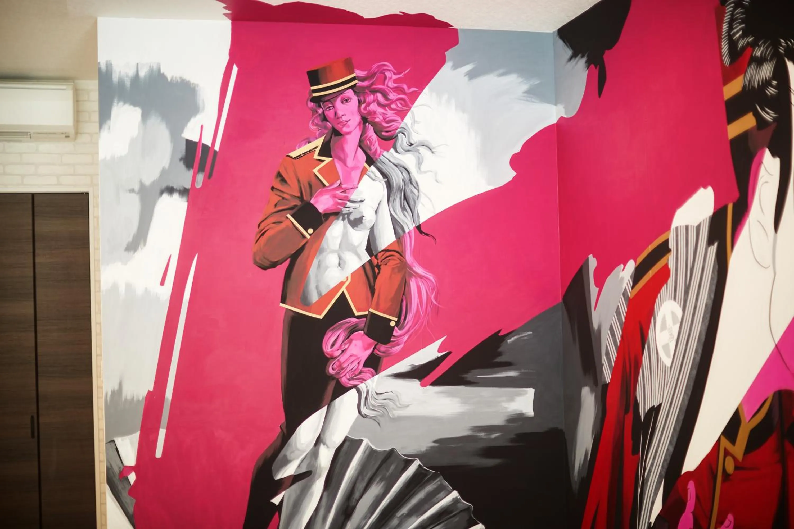 Lobby or reception in New Normal Hotel in NAMINOUE ニューノーマルホテルイン波の上