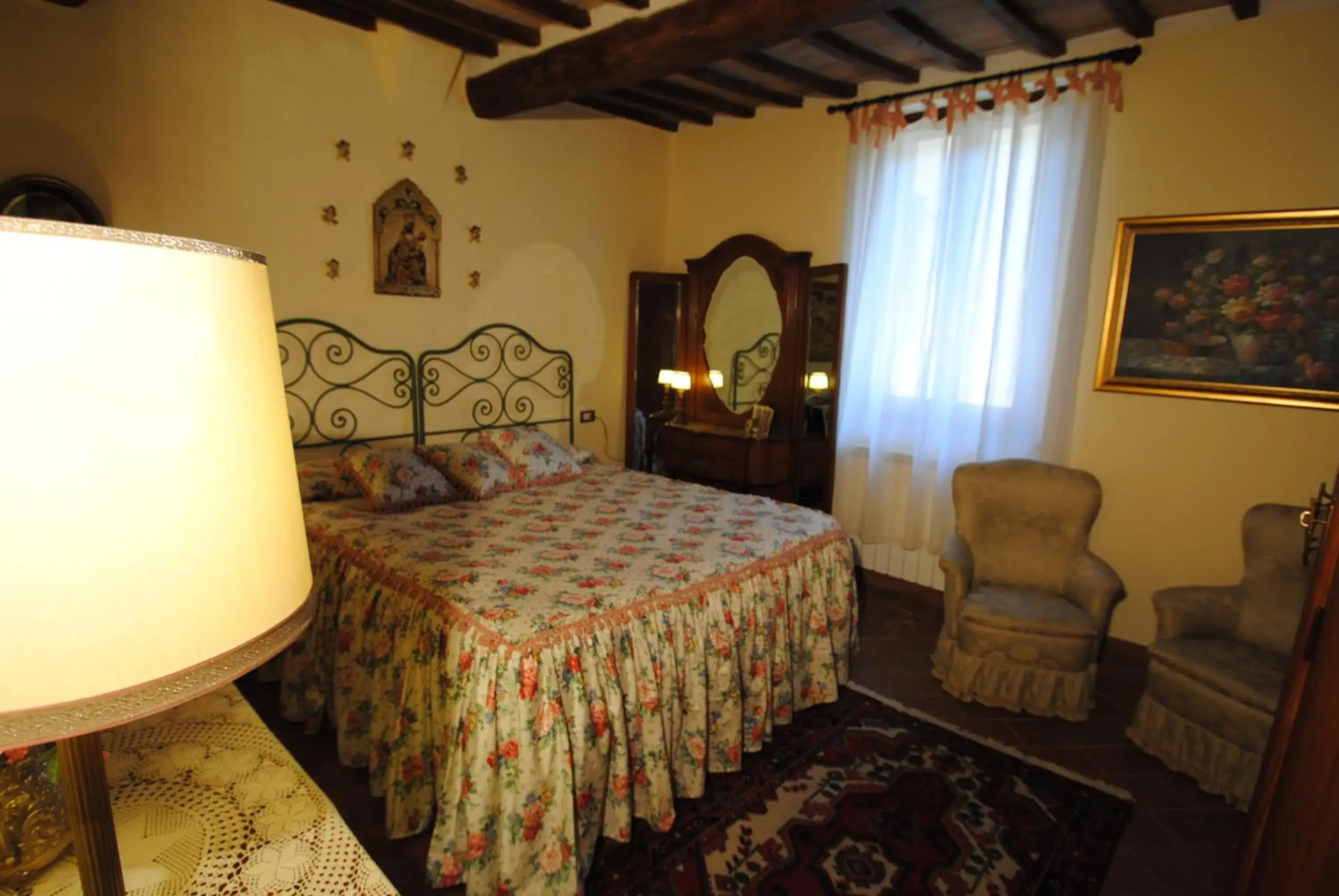 Bedroom, Bed in Torre Sangiovanni Albergo e Ristorante