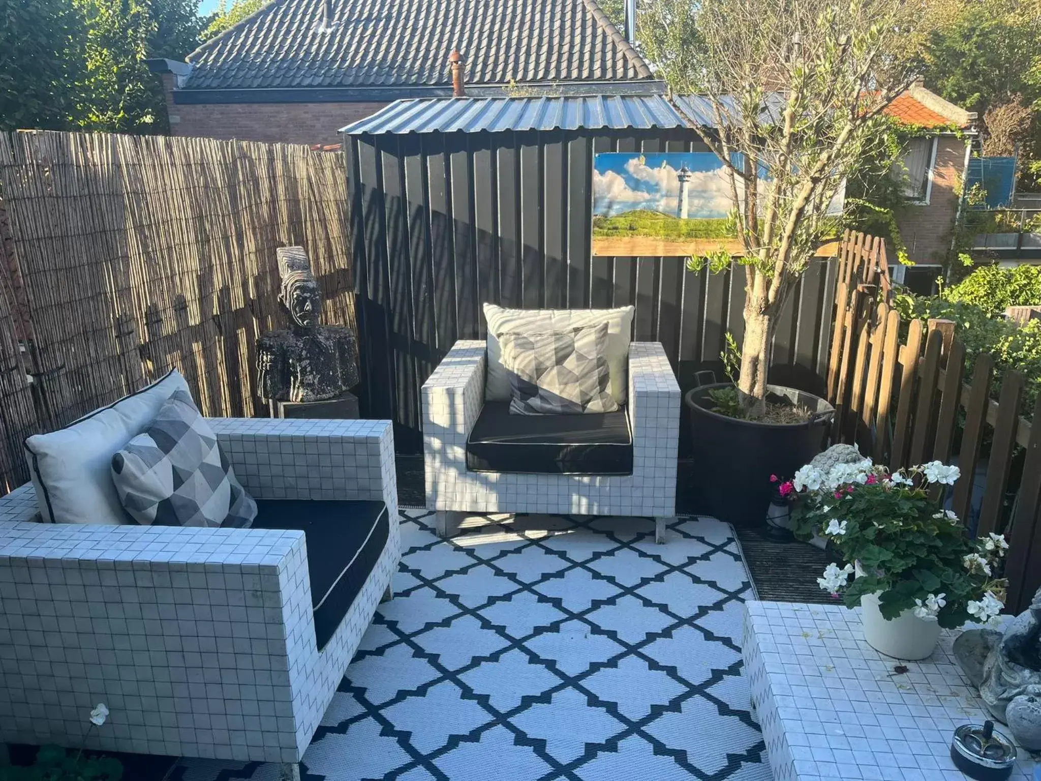 Balcony/Terrace, Seating Area in B&B de Zandtaart