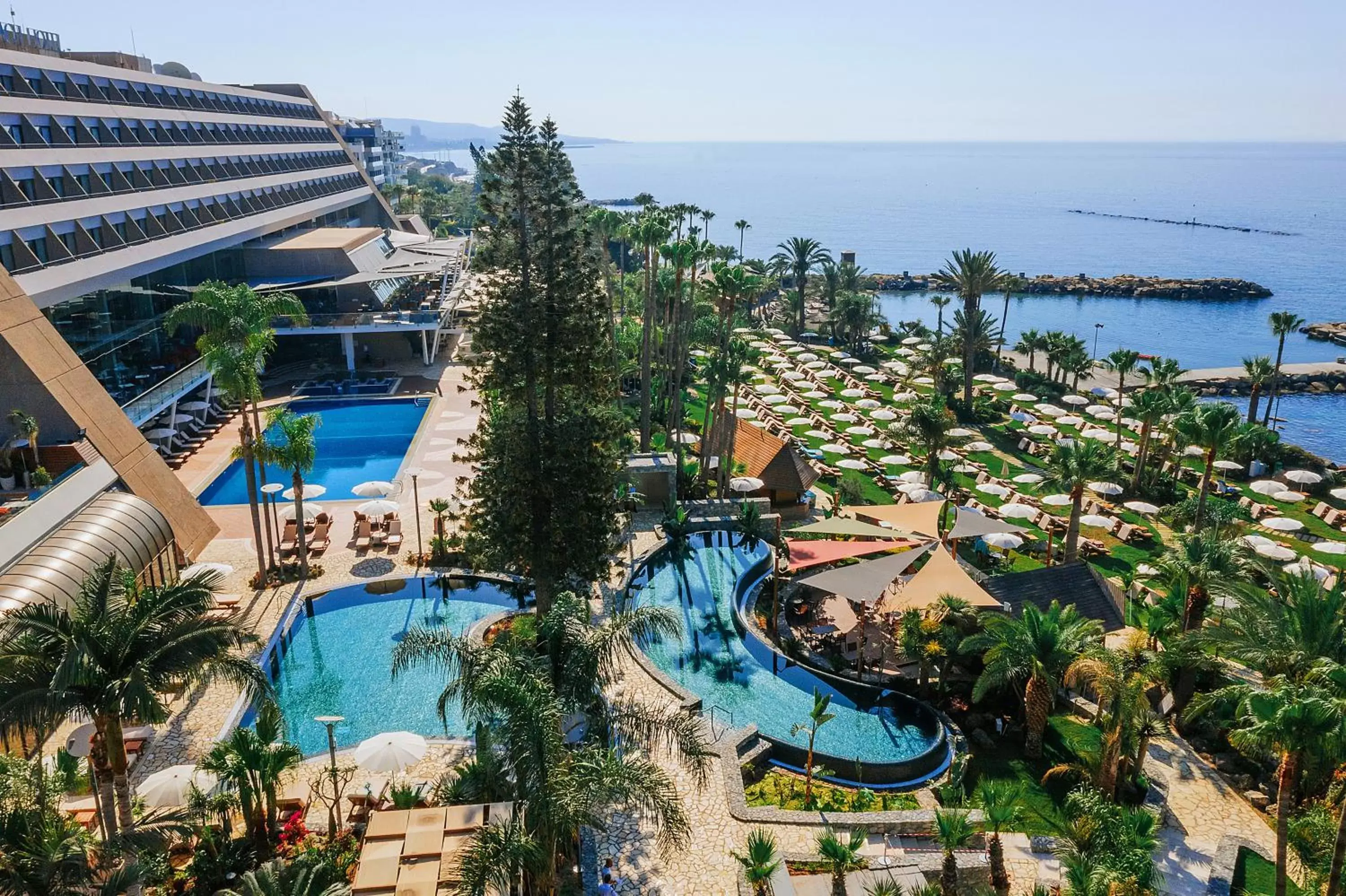 Bird's eye view, Pool View in Amathus Beach Hotel Limassol