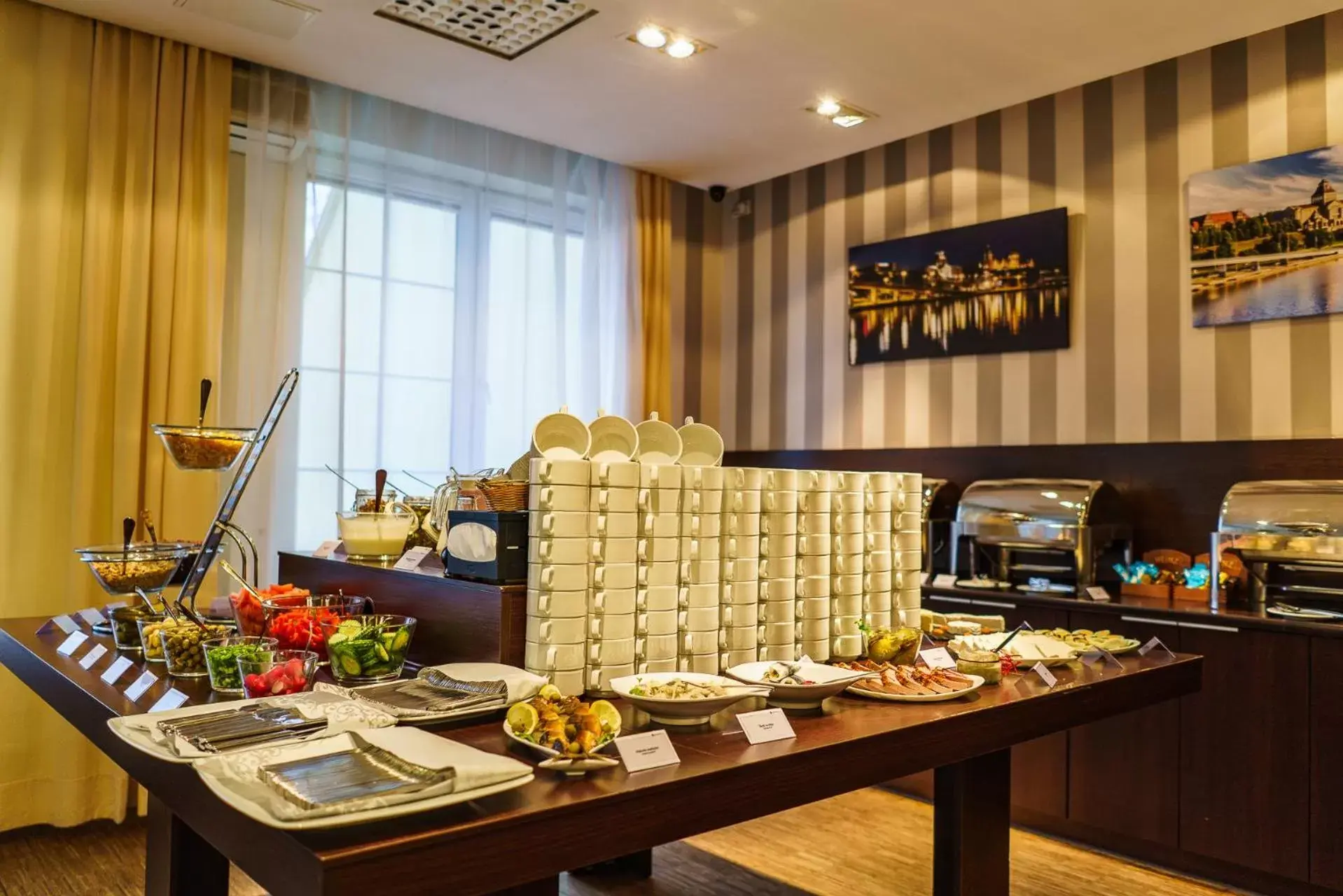 Buffet breakfast, Food in Focus Hotel Szczecin