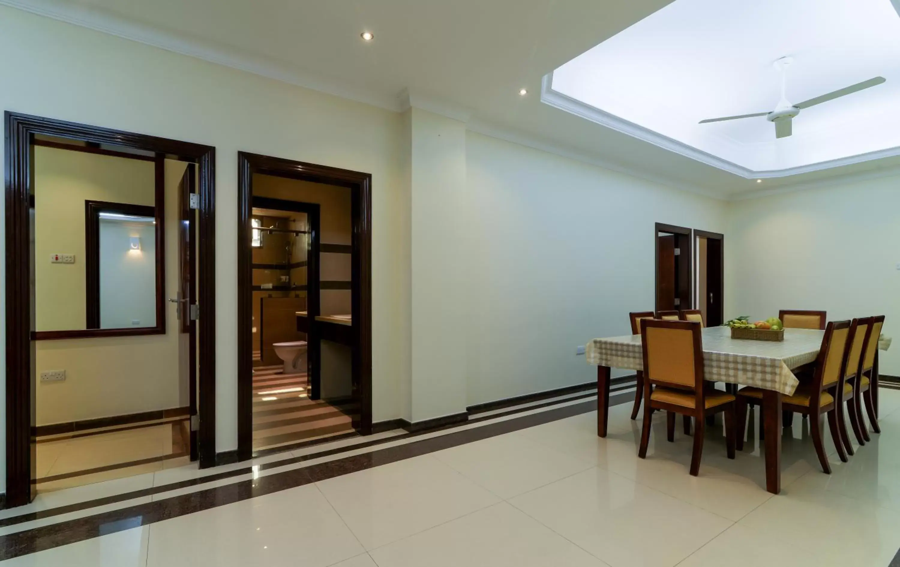 Dining area in Tanzanite Executive Suites