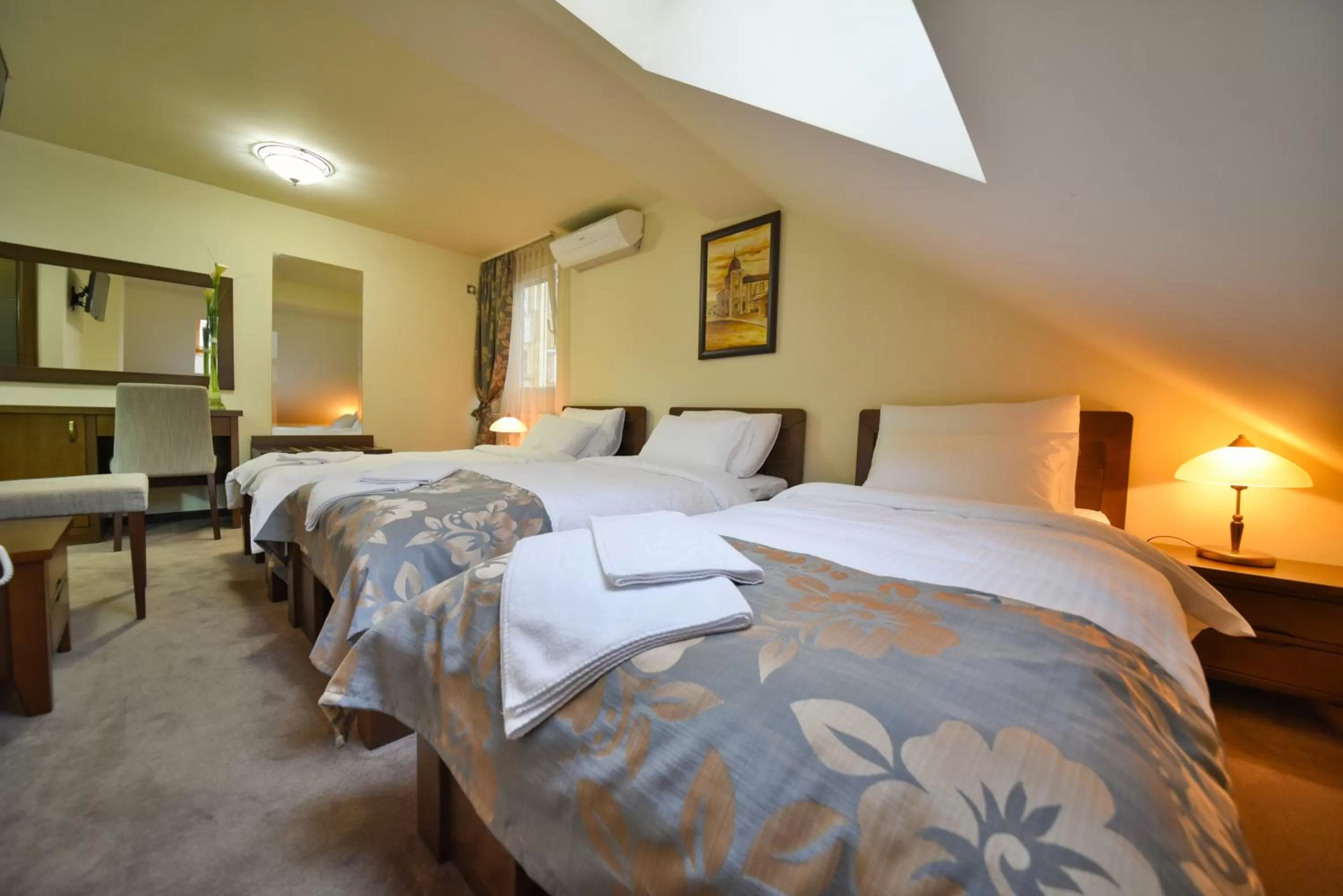 Bedroom, Bed in Garni Hotel Central Lux