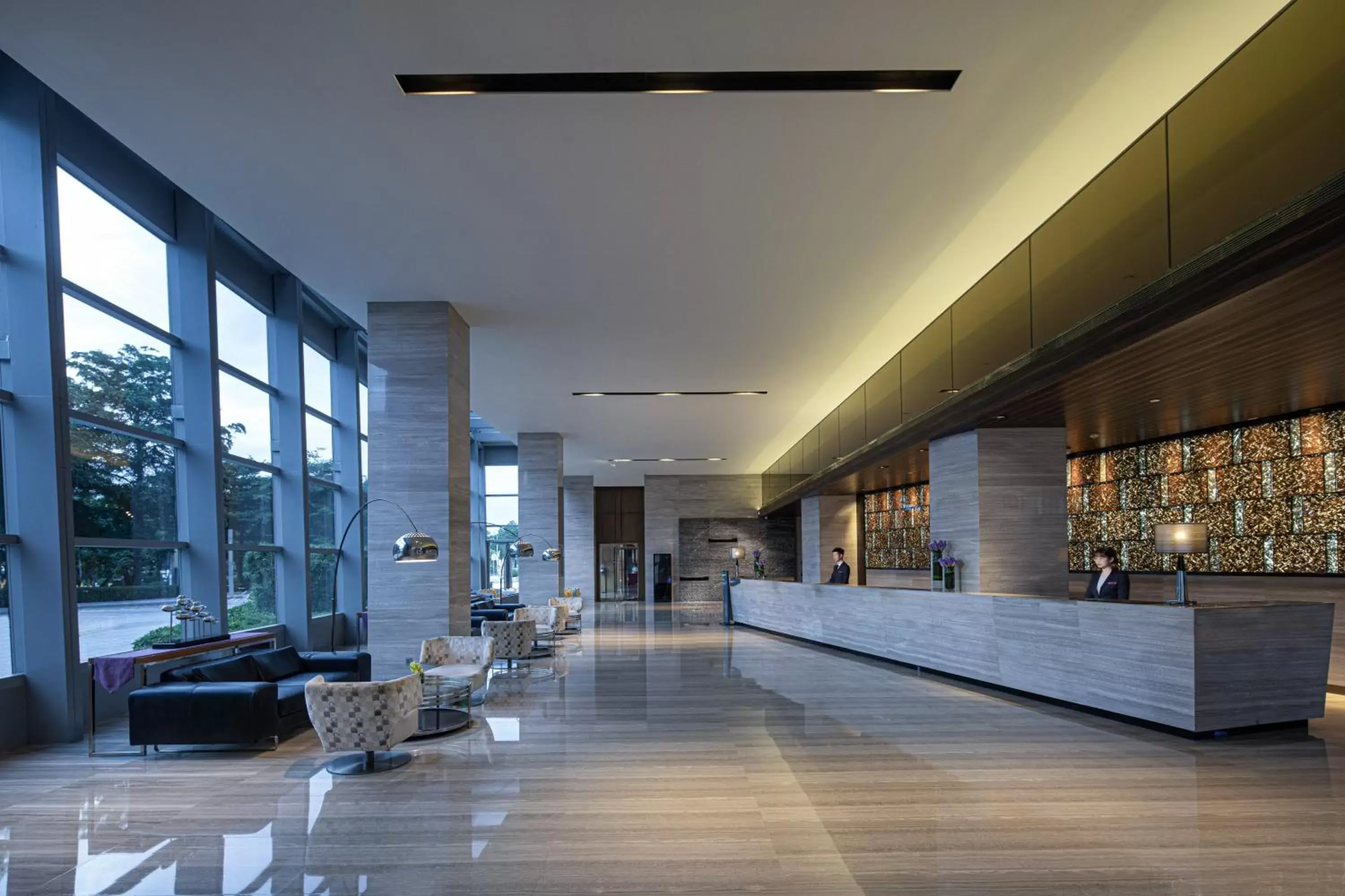 Property building, Lobby/Reception in Crowne Plaza Guangzhou Huadu, an IHG Hotel