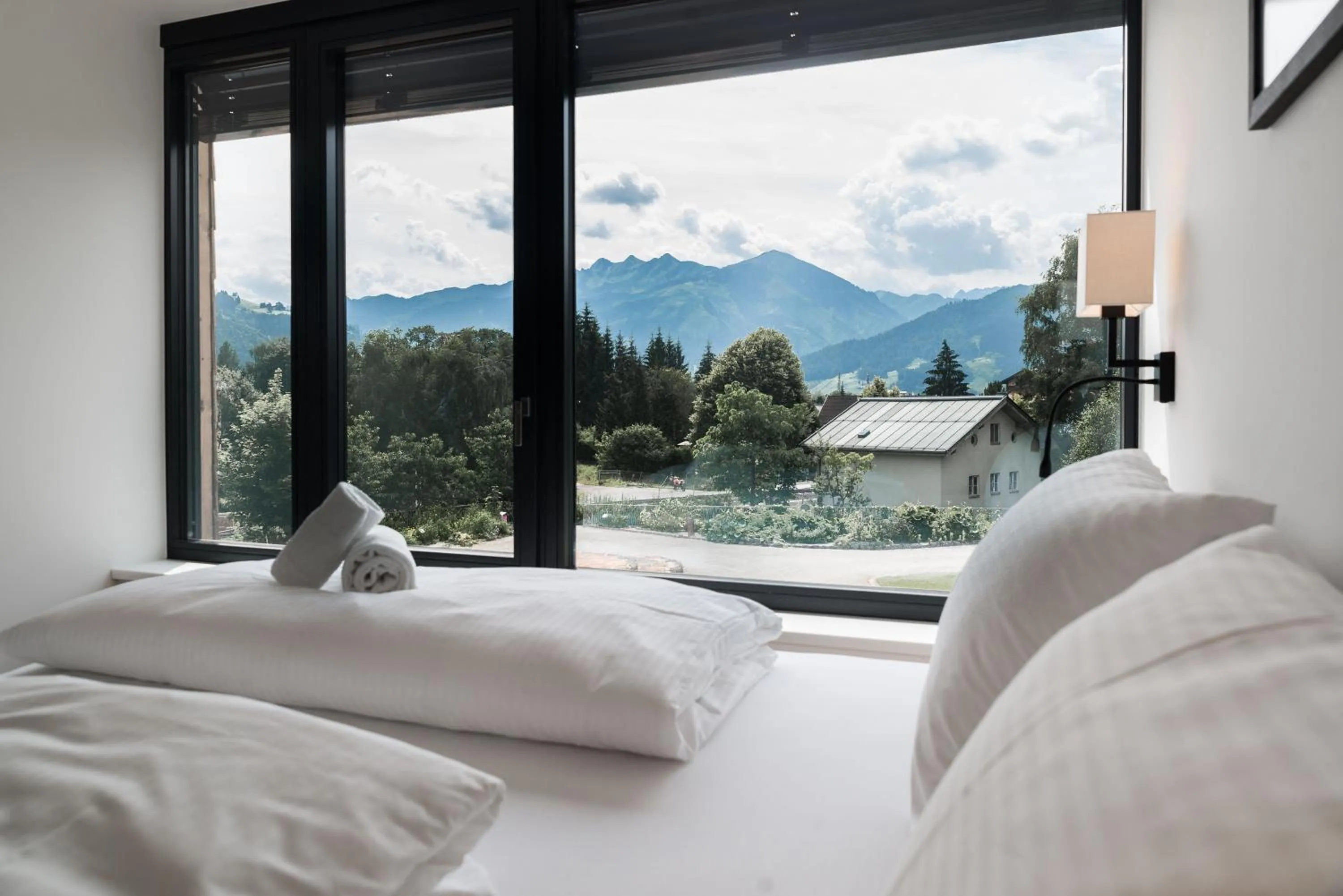 Bedroom, Mountain View in Schönblick Residence - Absolut Alpine Apartments