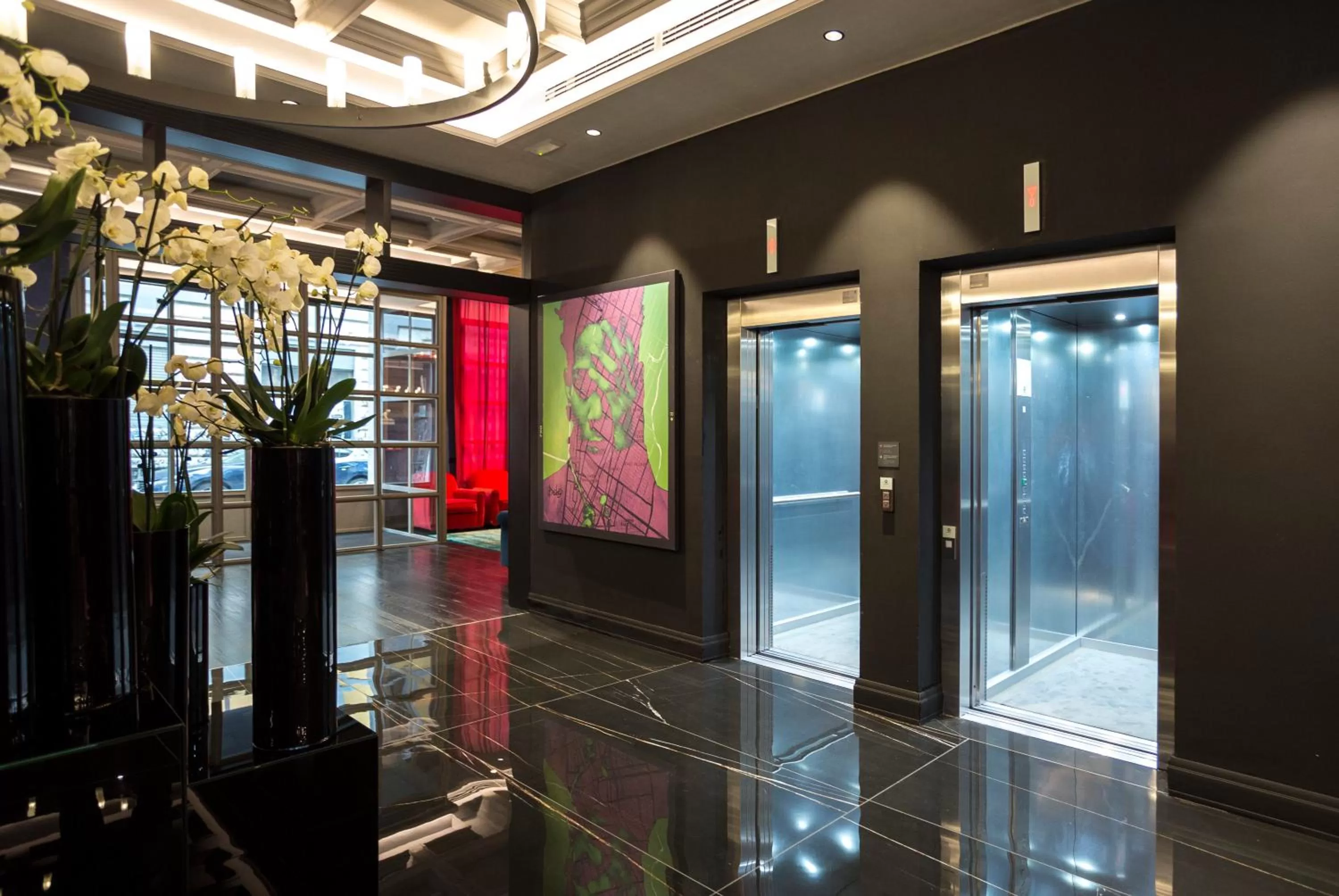 Lobby or reception in Palazzo Cornalia