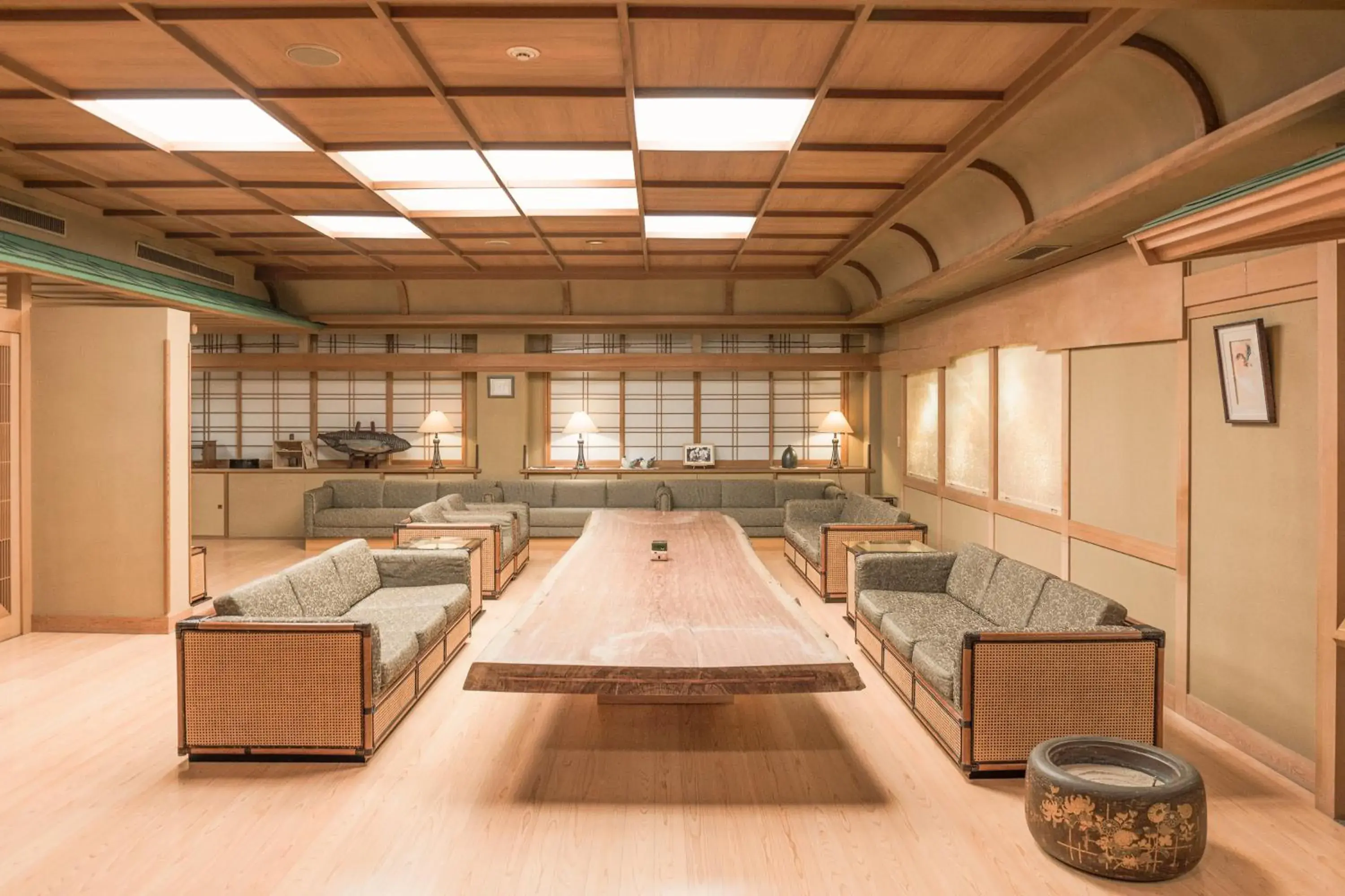 Lobby or reception in Wakamatsu Hot Spring Resort