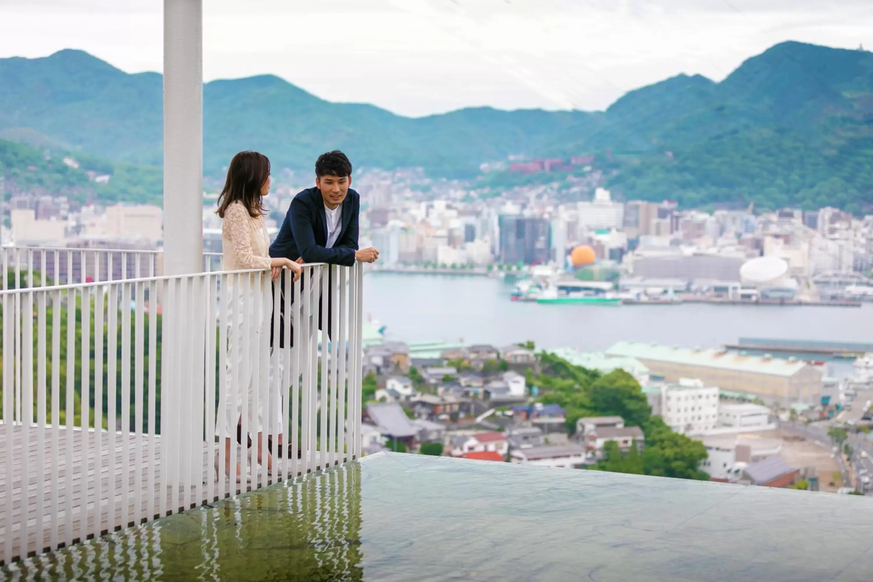 People in Garden Terrace Nagasaki Hotel & Resort