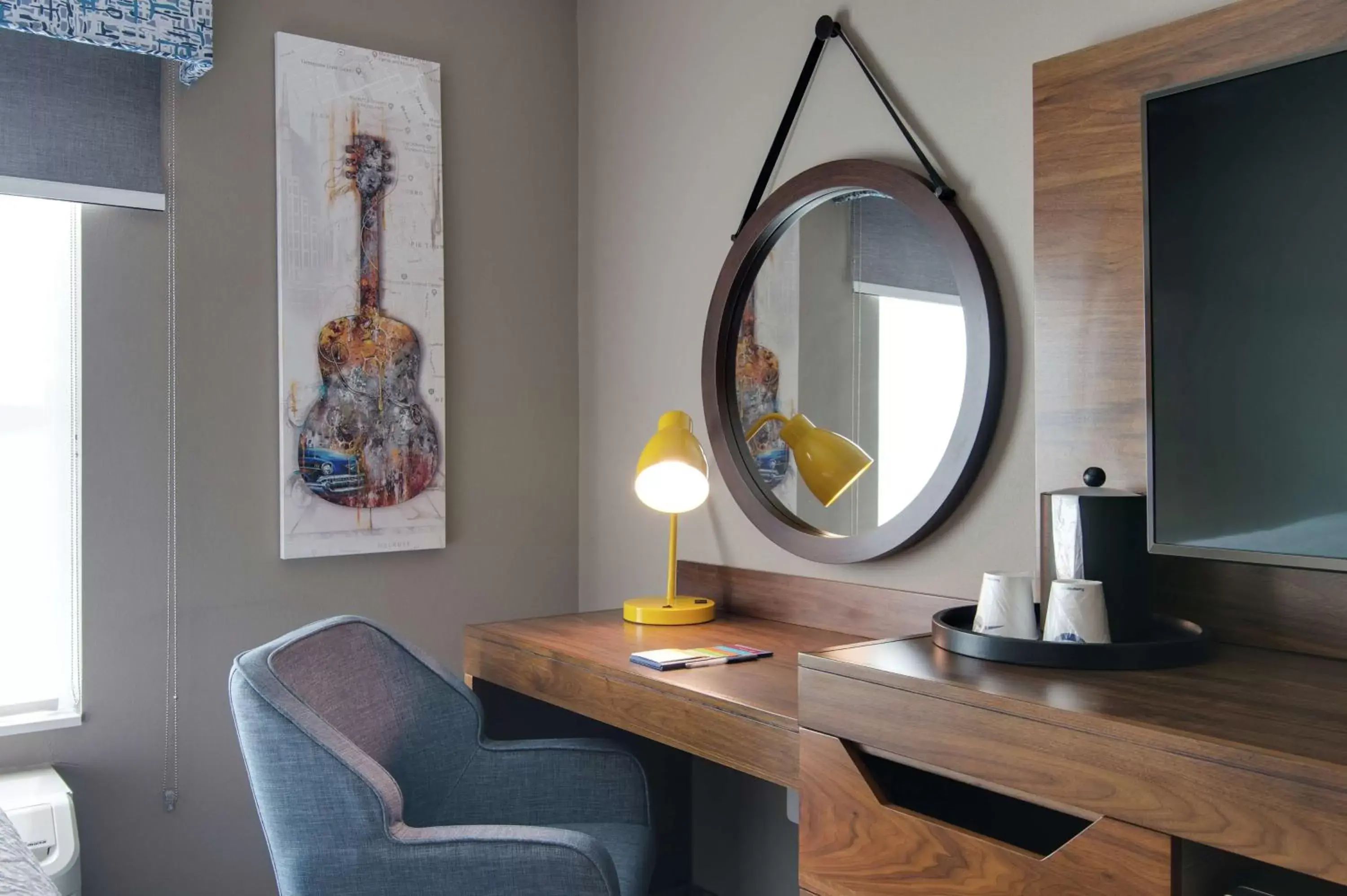 Bedroom, Seating Area in Hampton Inn & Suites by Hilton Nashville North Skyline