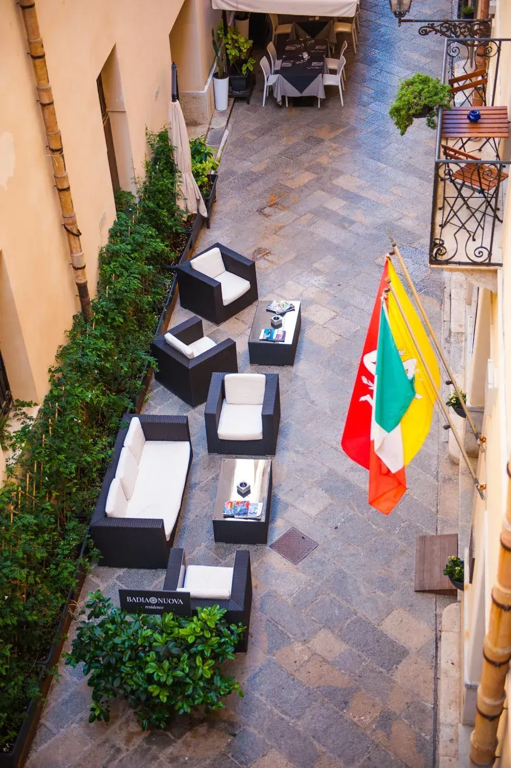 Bird's eye view in Badia Nuova Residence