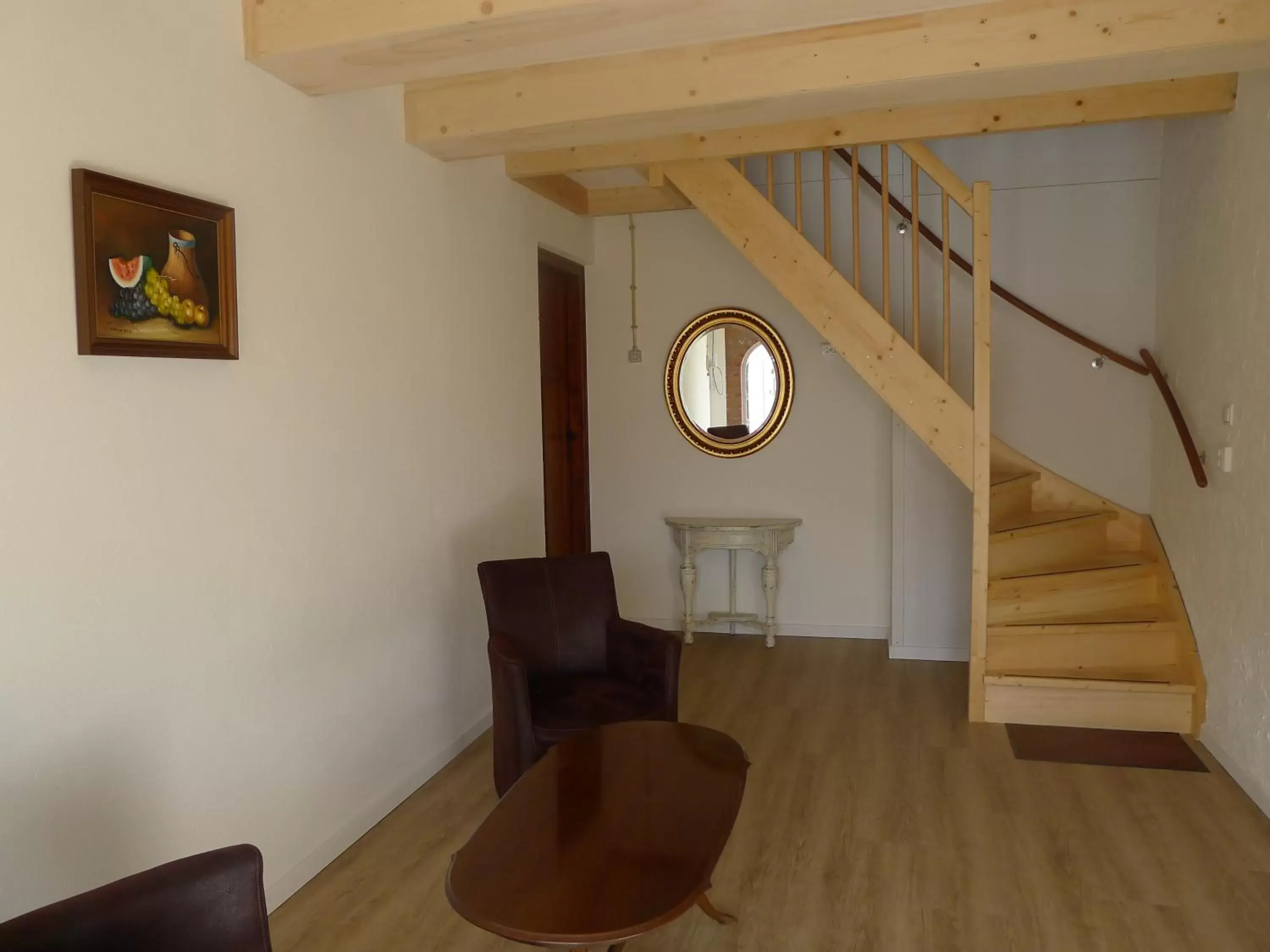 Facade/entrance, Seating Area in B&B De Kleine Wijngaard