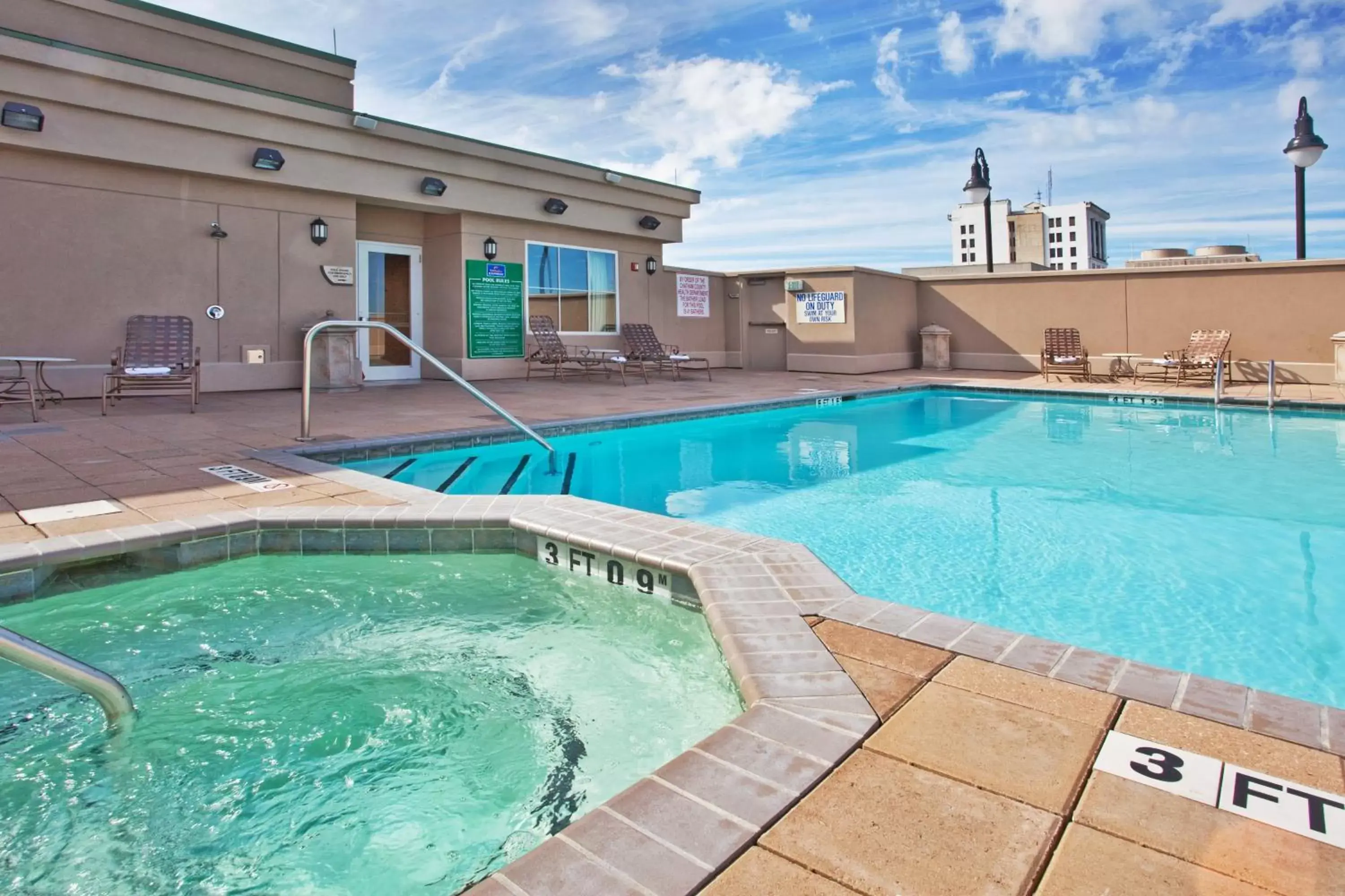 Swimming Pool in Holiday Inn Express Savannah - Historic District, an IHG Hotel