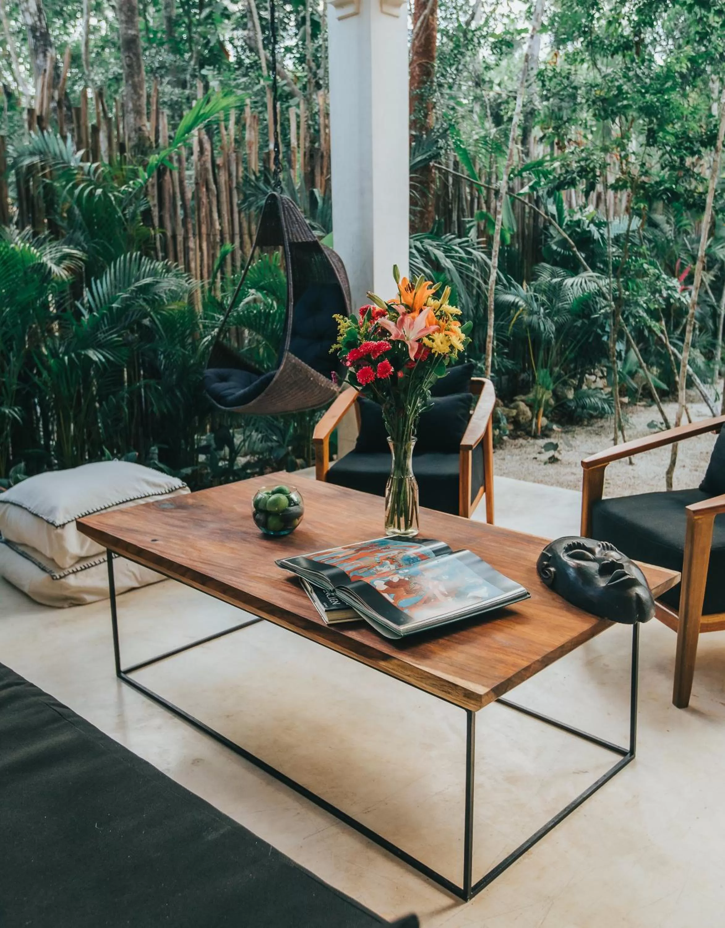 Patio in Ambre & Epices Jungle Hotel & Spa