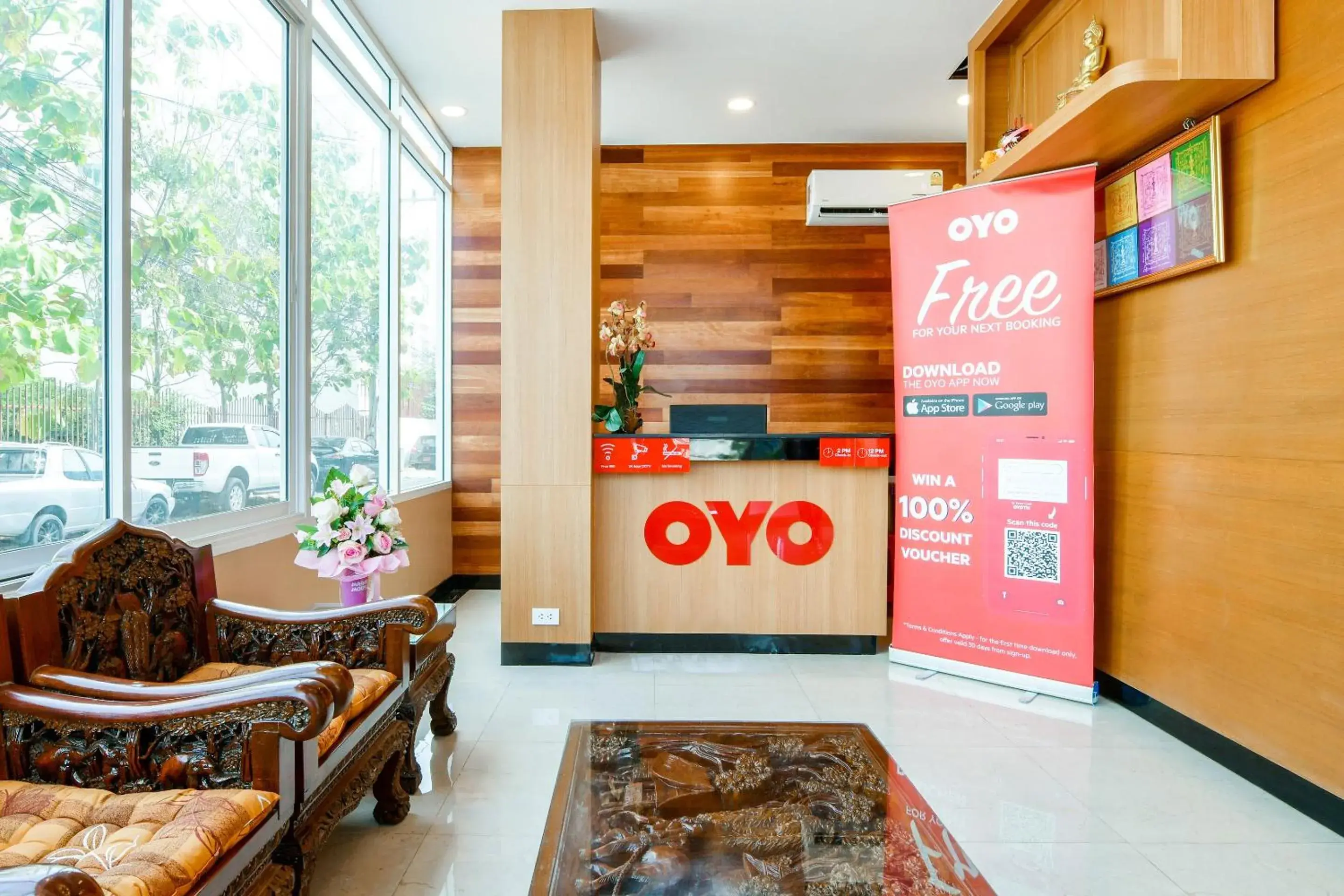 Lobby or reception in Super OYO 458 Nakorn Siam Boutique