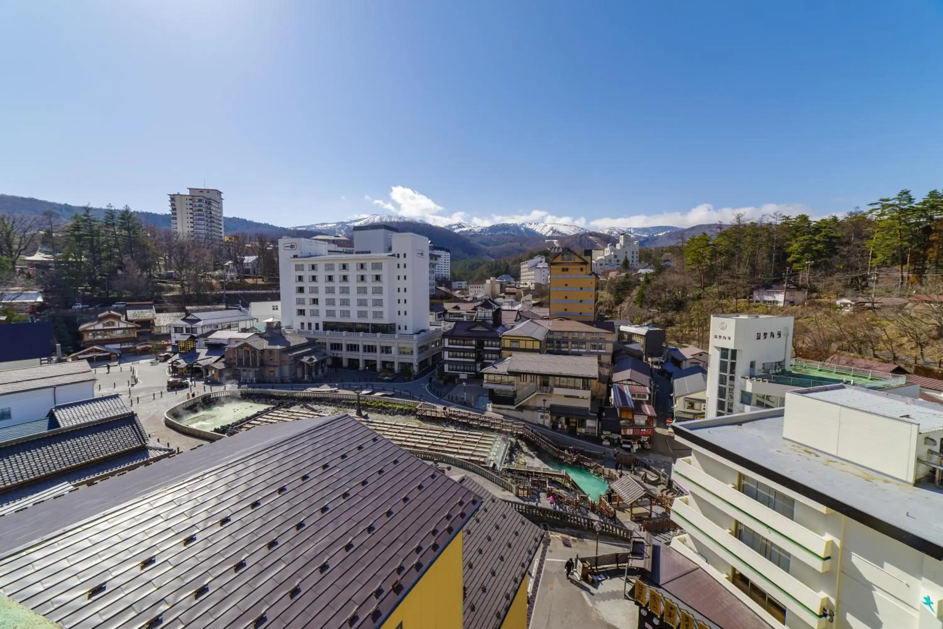 City view in Kusatsu Onsen Daitokan