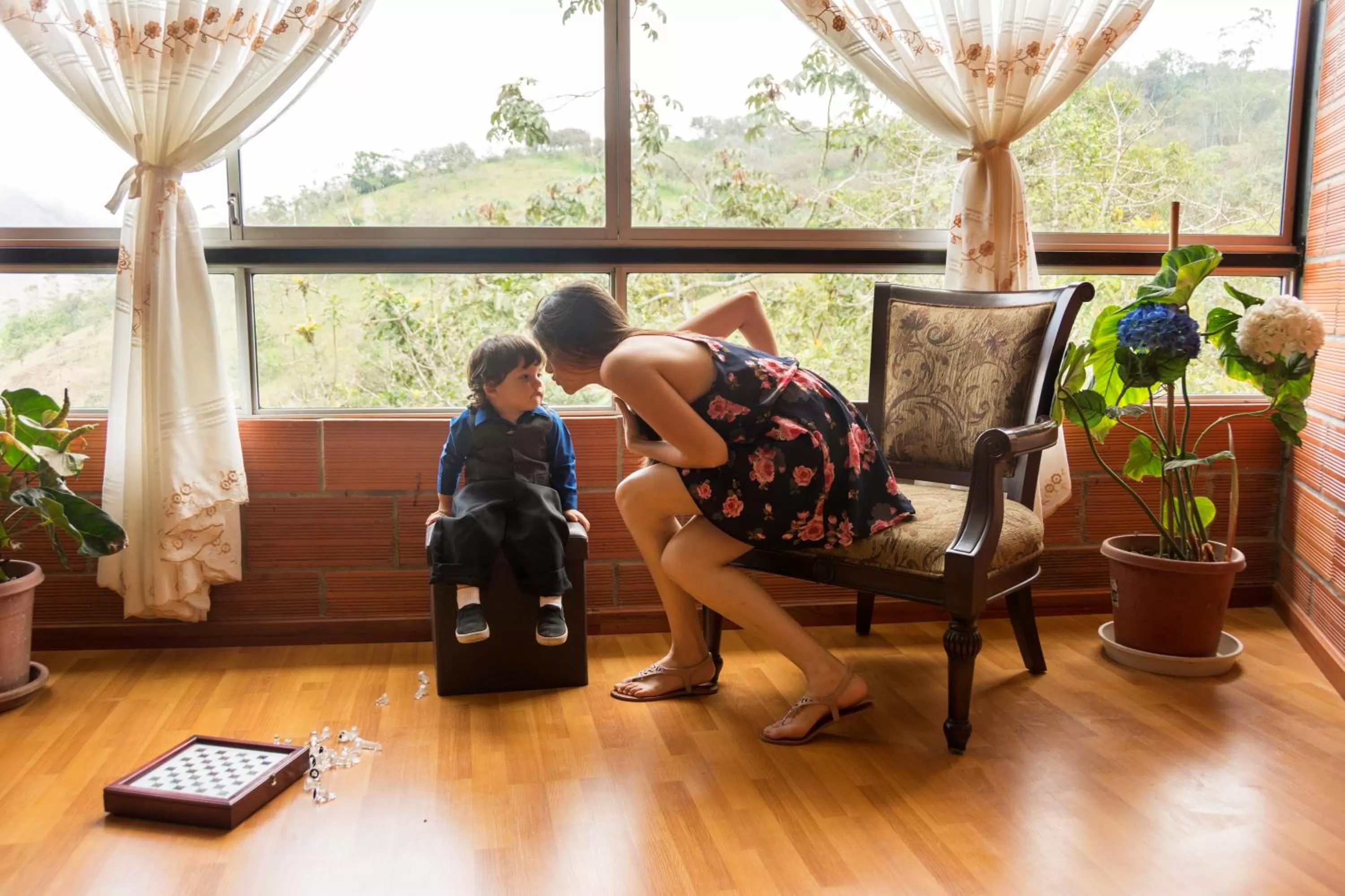 Library in Hosteria Florecer
