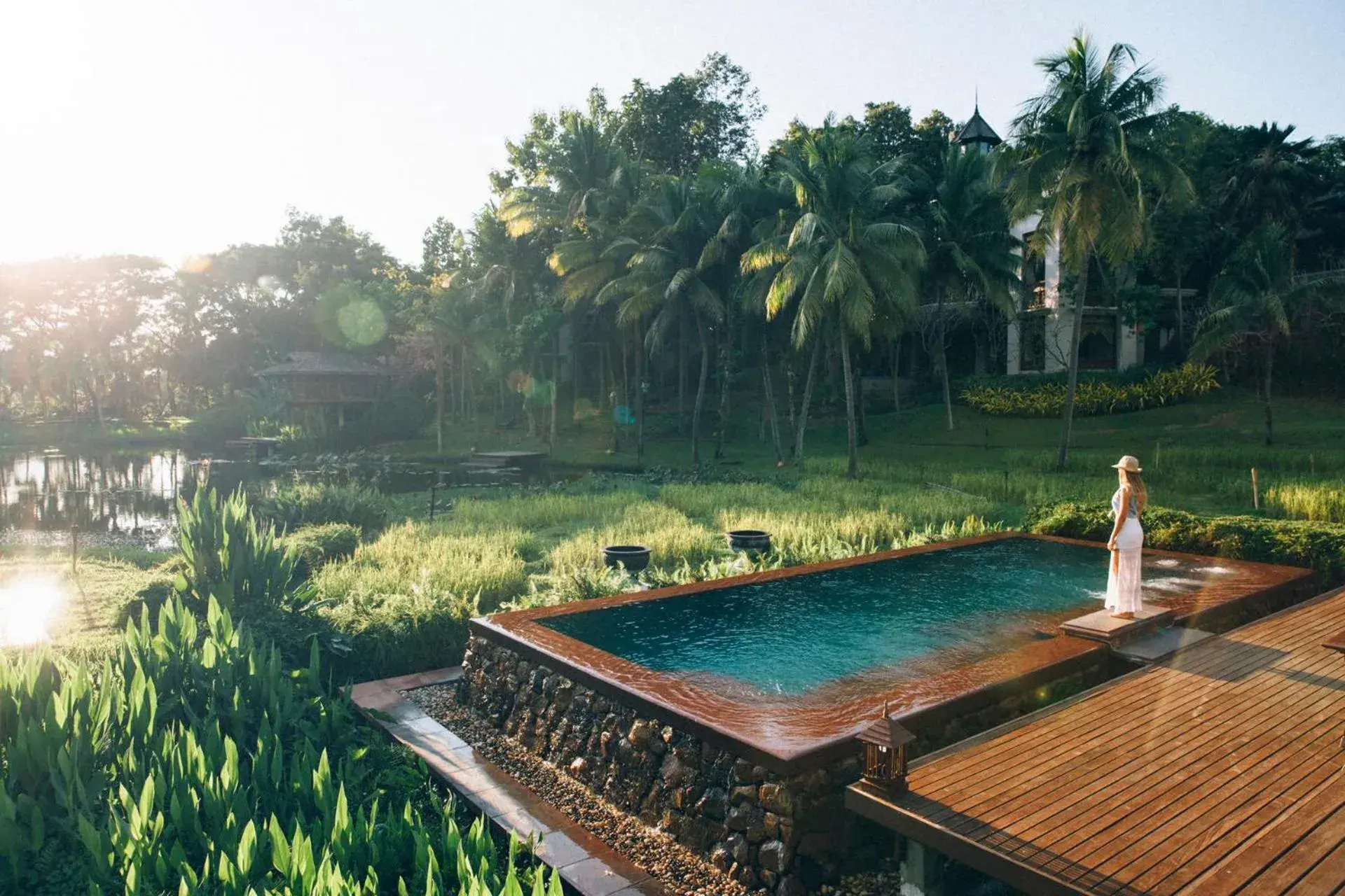 Swimming pool in Four Seasons Resort Chiang Mai