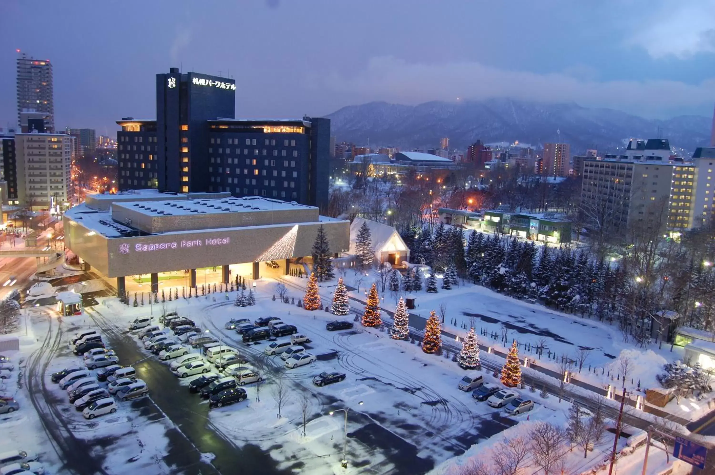 Property building, Bird's-eye View in Sapporo Park Hotel