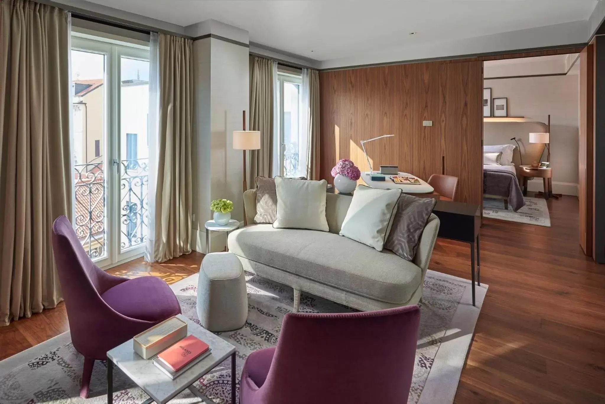 Living room, Seating Area in Mandarin Oriental, Milan