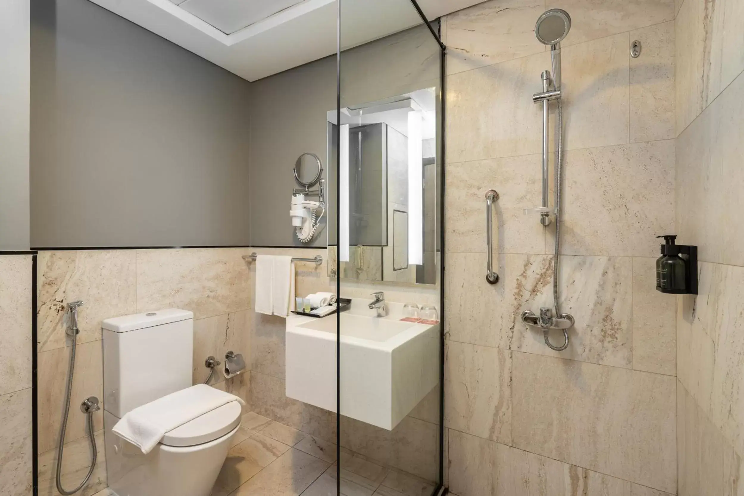 Shower, Bathroom in Ramada by Wyndham Dubai Barsha Heights