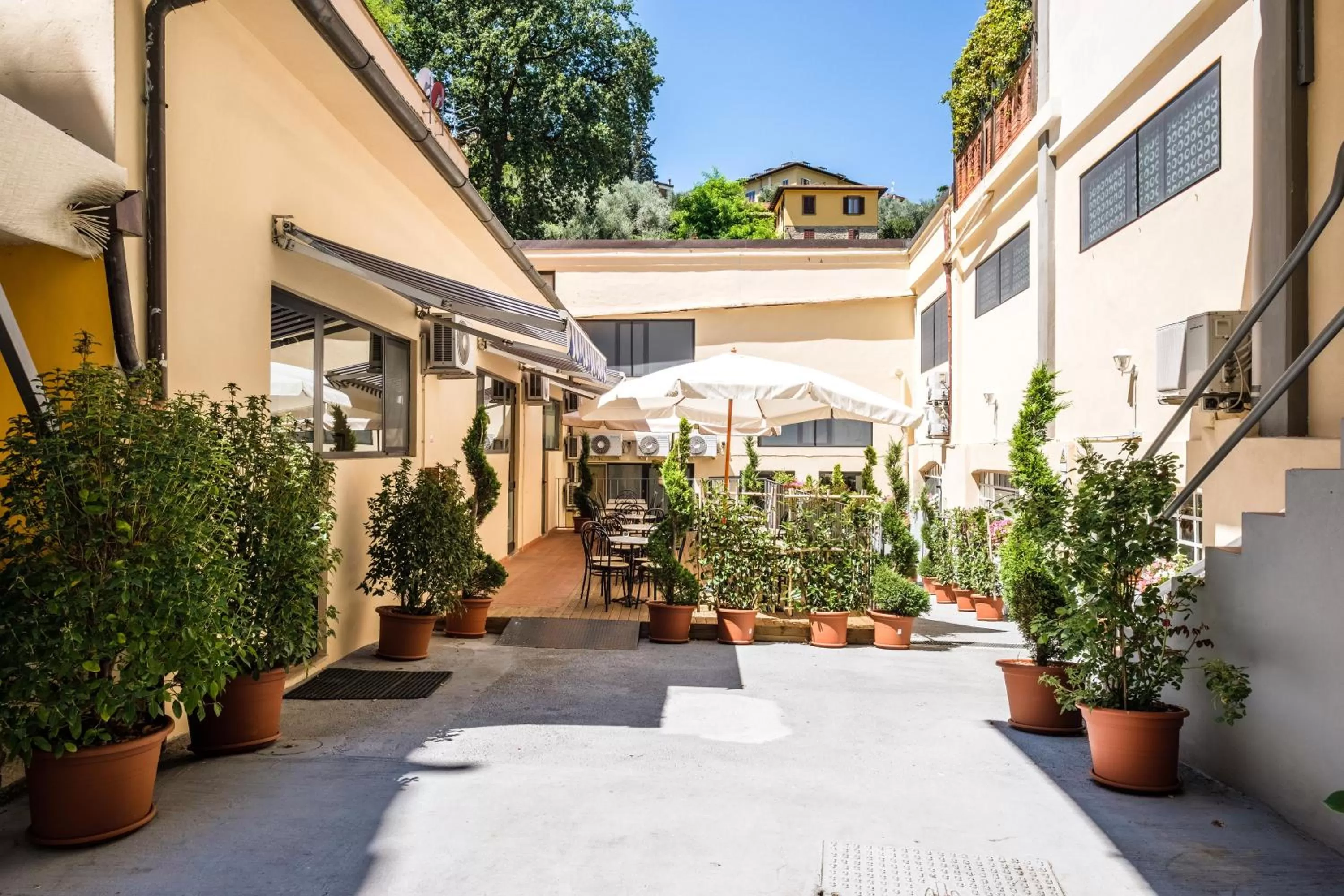 Balcony/Terrace in Hotel Firenze 2000
