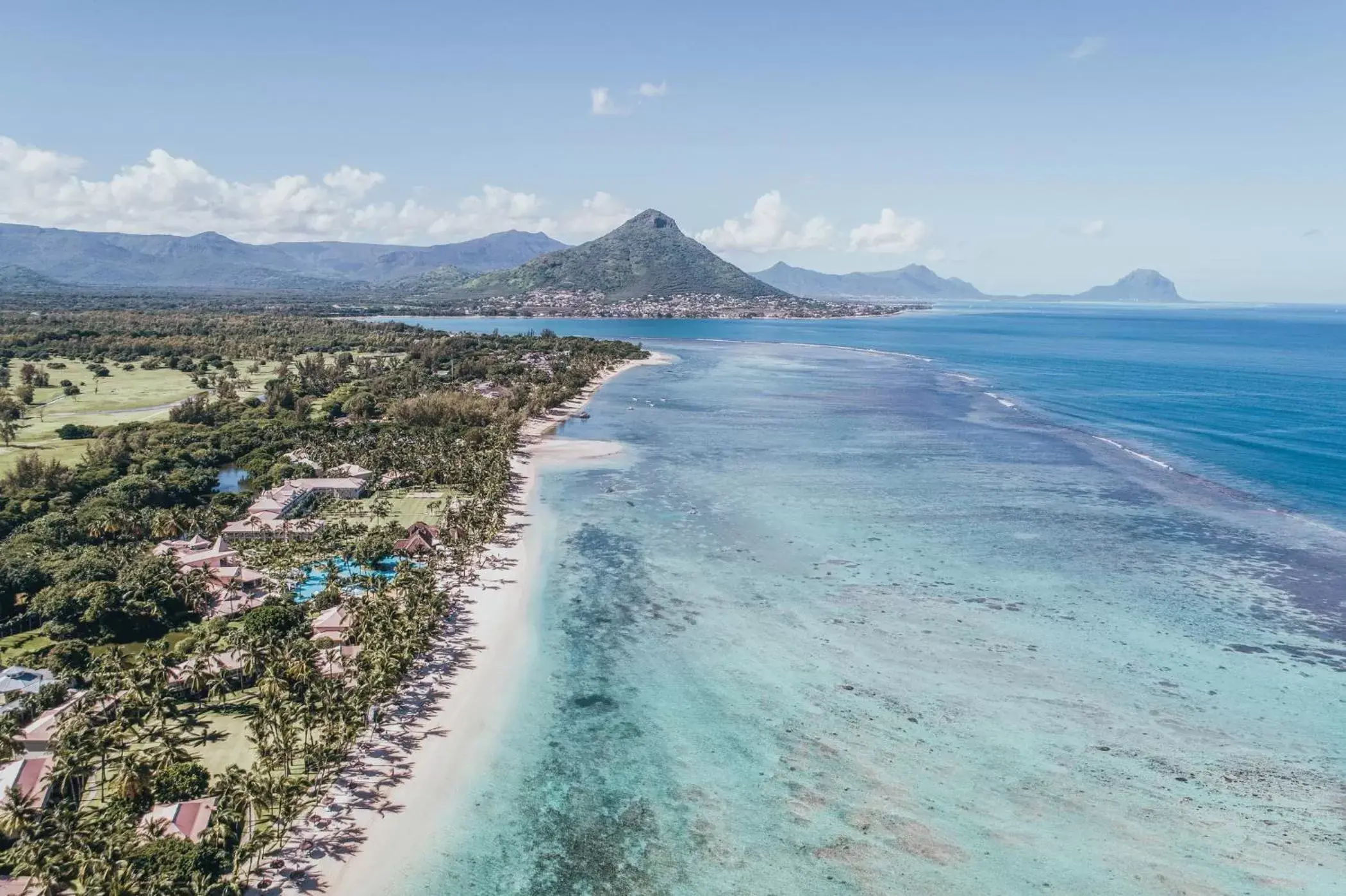 Bird's eye view, Bird's-eye View in Sugar Beach Mauritius