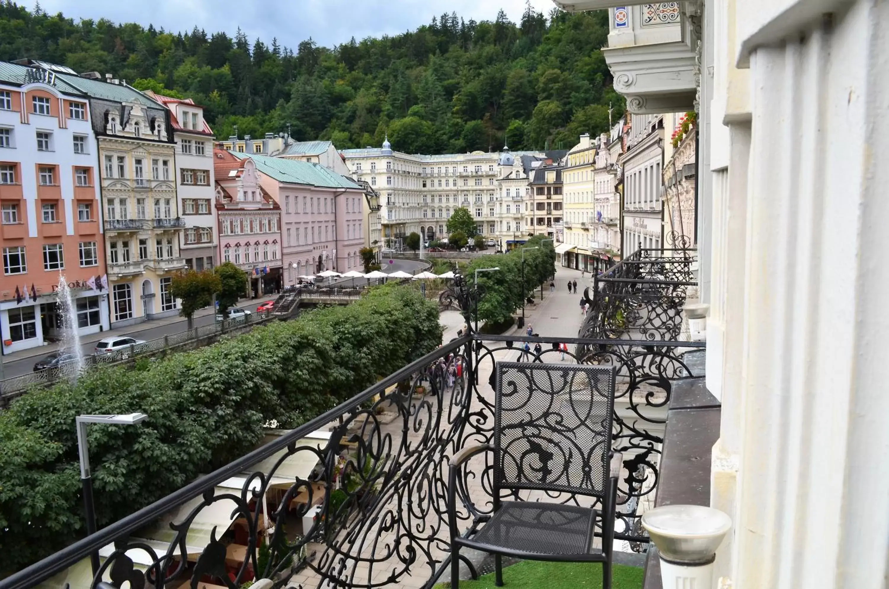 Balcony/Terrace in Hotel Palacky