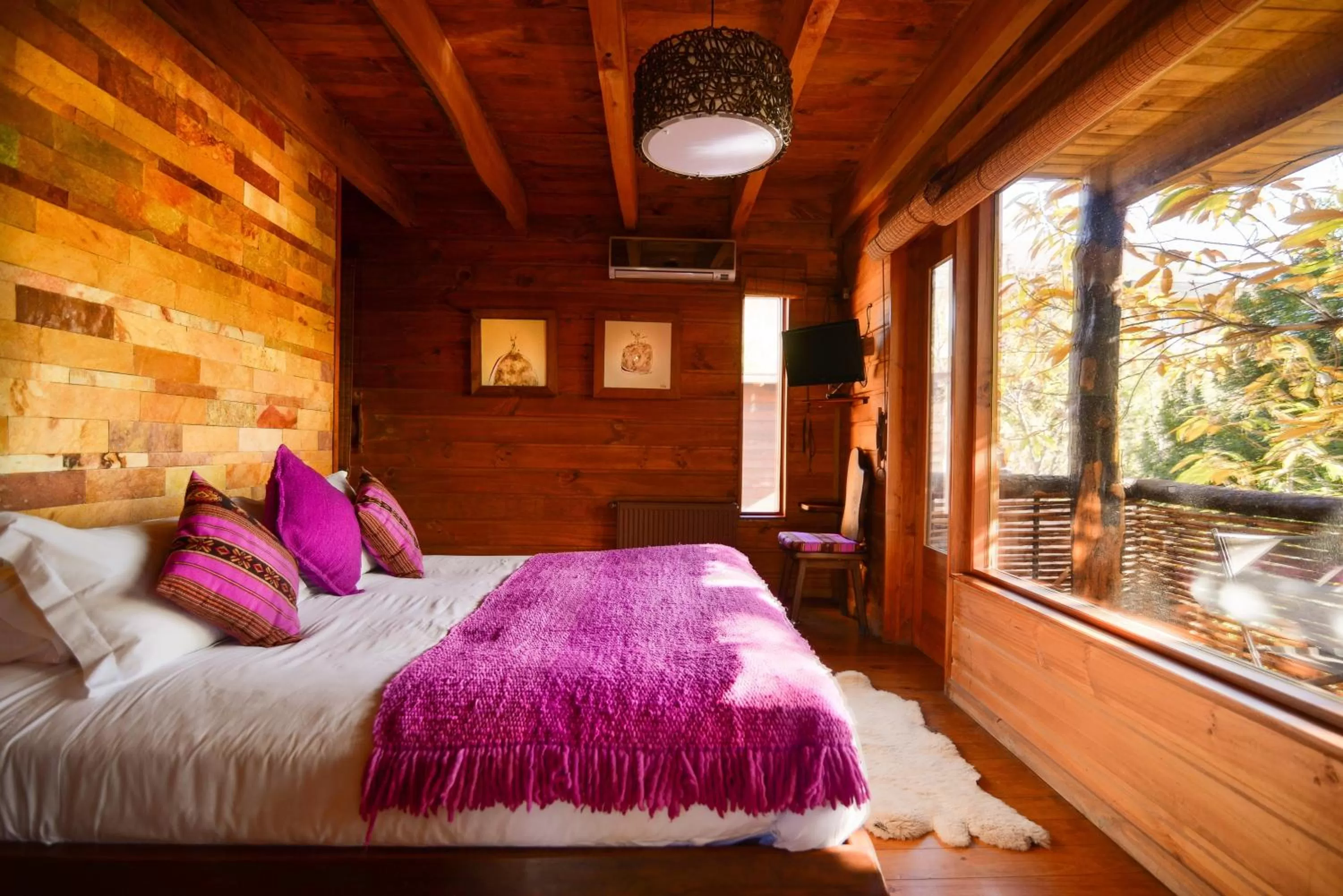 Bed in Aldea Naukana Posada Boutique