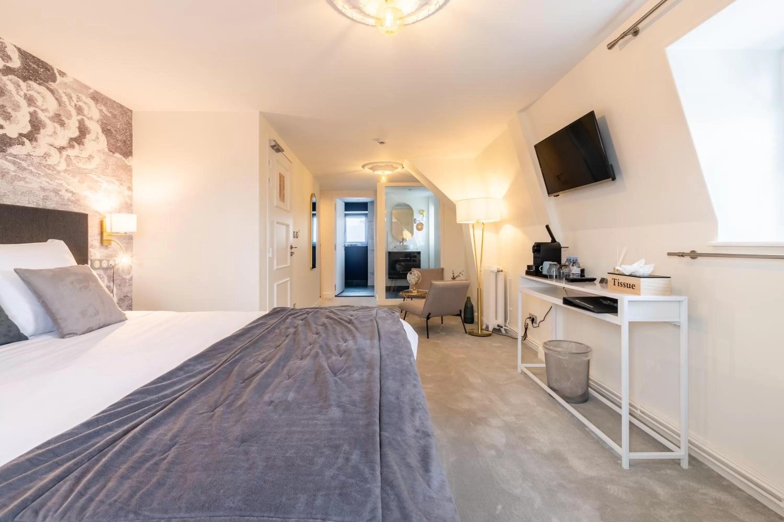 Bed in Hôtel Échappée en Baie - Parking privé gratuit