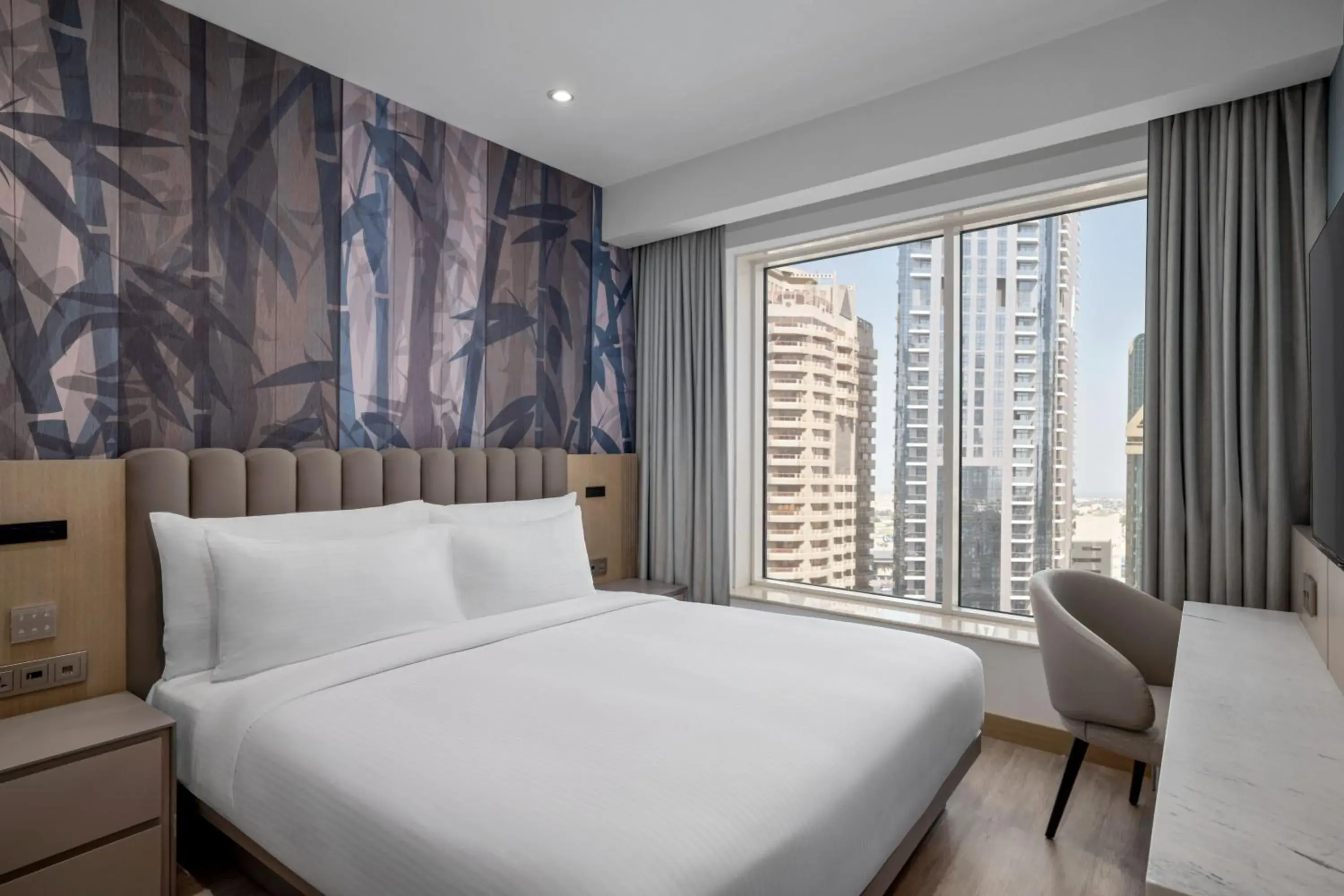 Bedroom, Bed in Residence Inn by Marriott Sheikh Zayed Road, Dubai