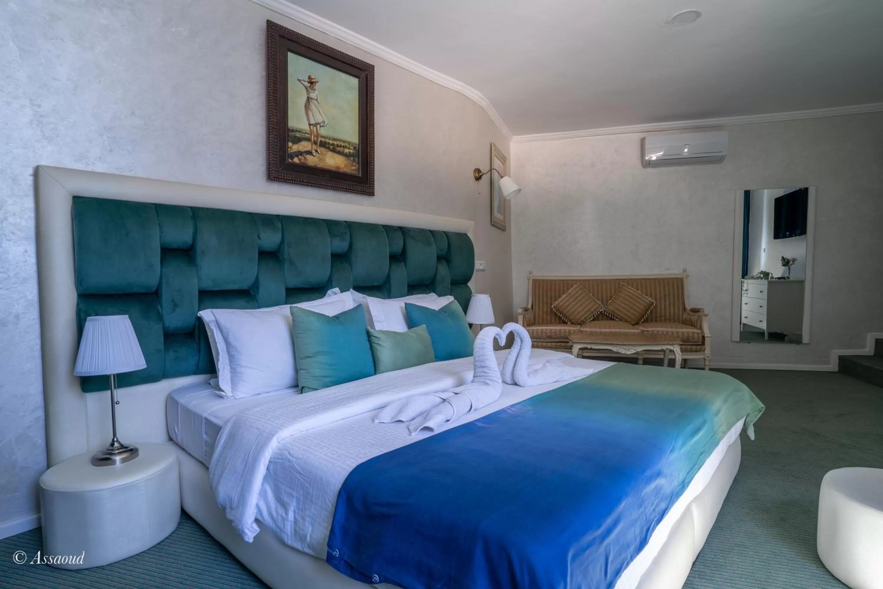 Bed in Hôtel ZIRYAB