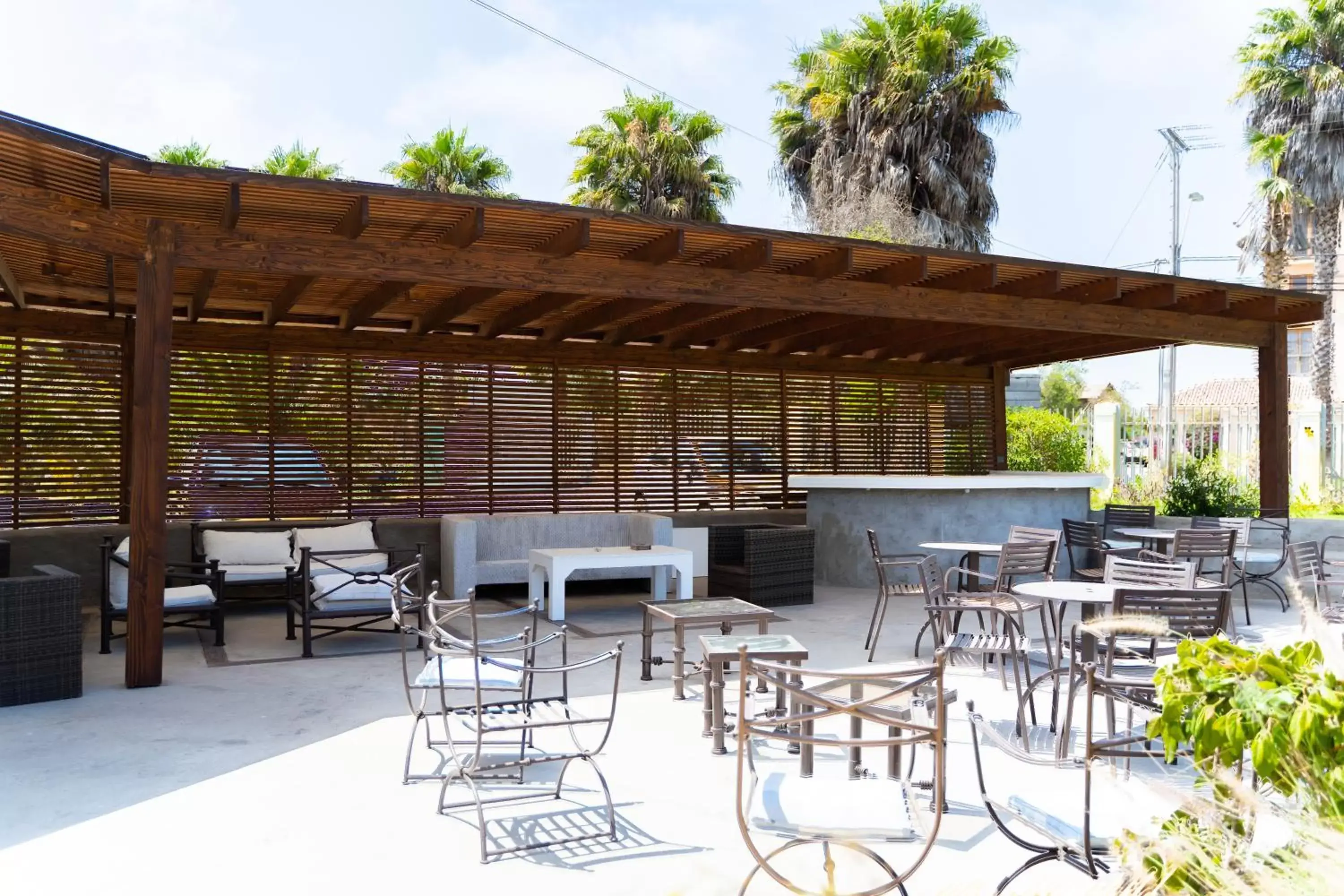 Patio in Hotel Palmas de La Serena