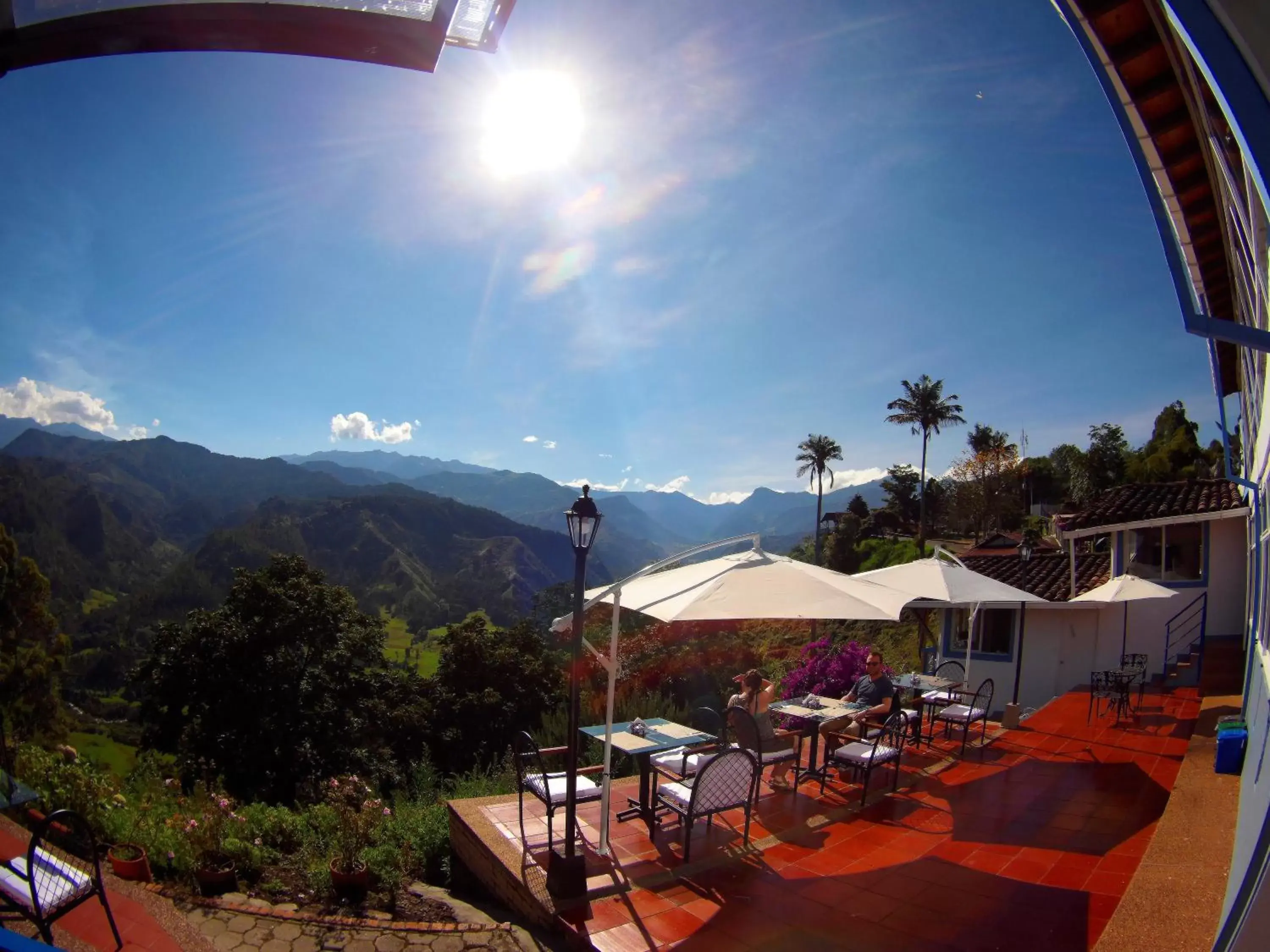 Mountain view in Hotel El Mirador del Cocora